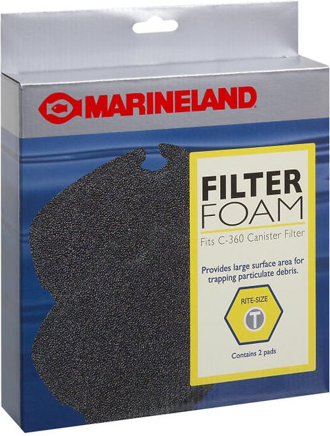 Marineland C-360 Canister Foam Filter Media, 2 count