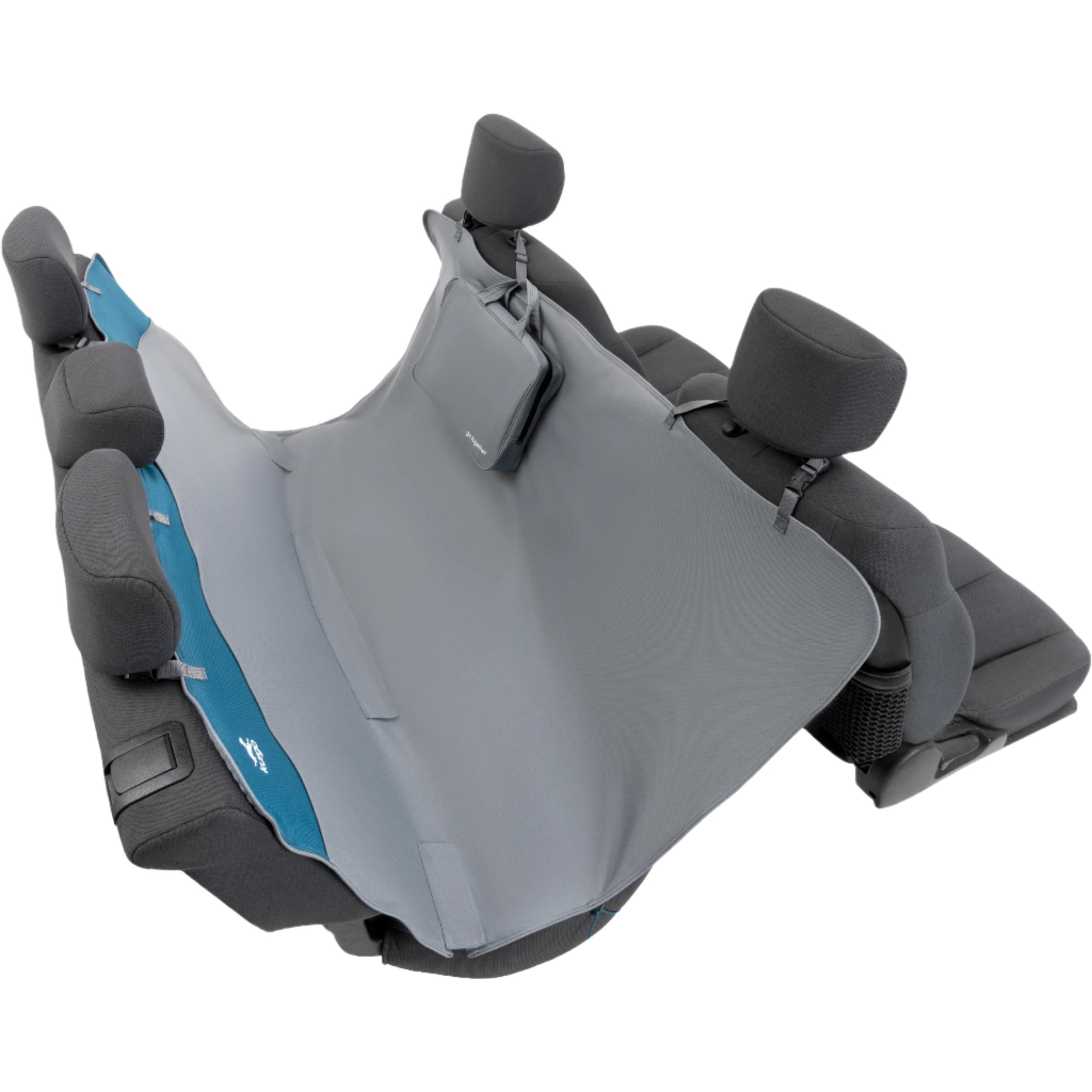 Kurgo Rover Extended Width Hammock Dog Car Seat Cover, Charcoal, 63-in x 56-in