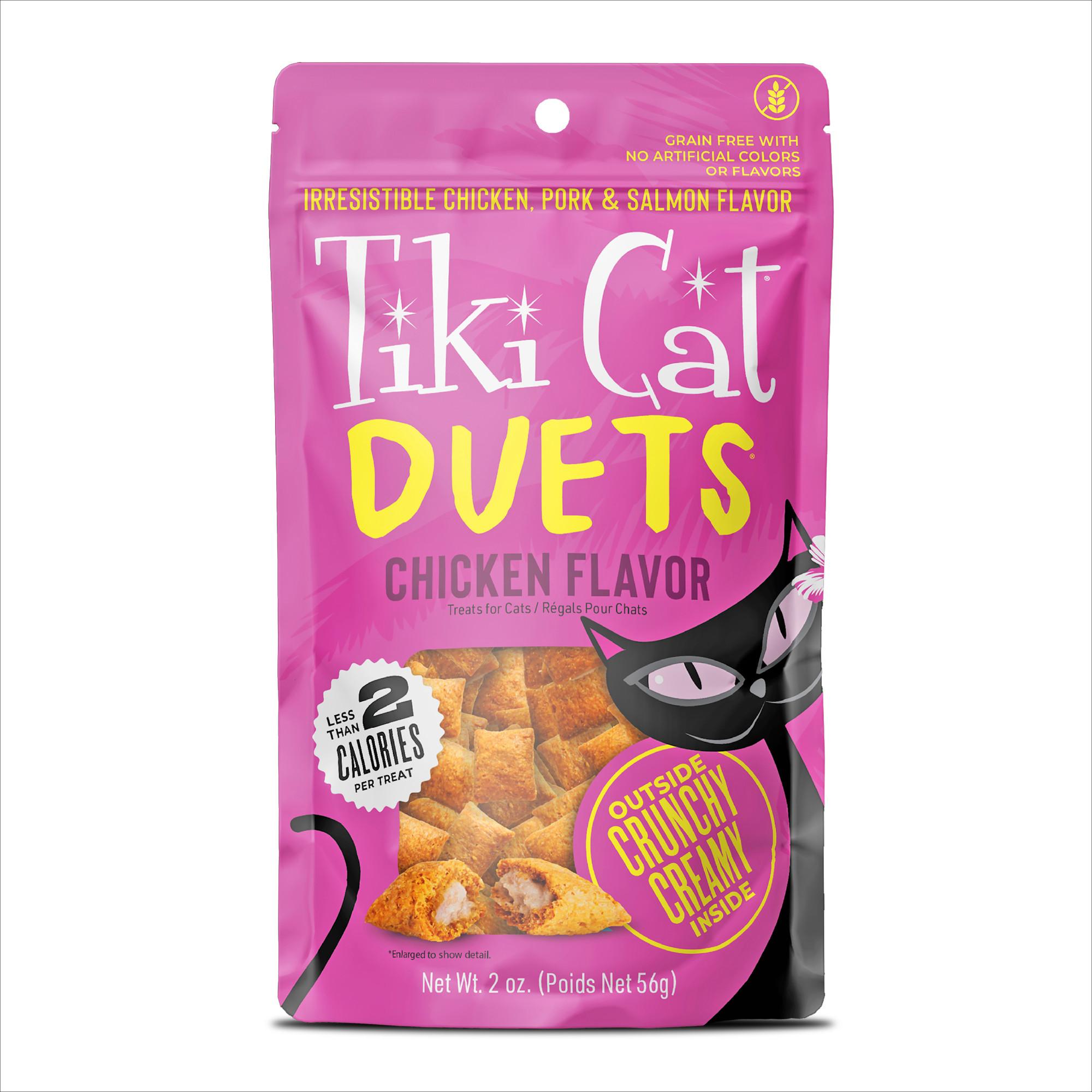 Tiki Cat Duets Chicken Cat Treats, 2-oz