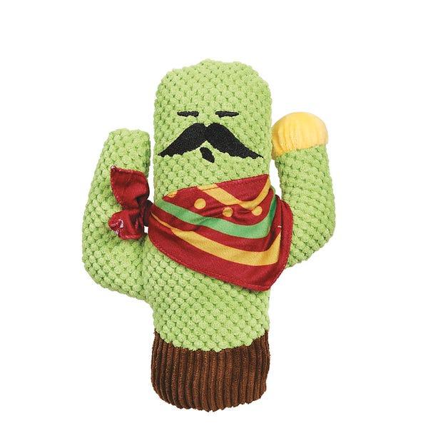Zanies Sassy Cactus with Moustache Dog Toy