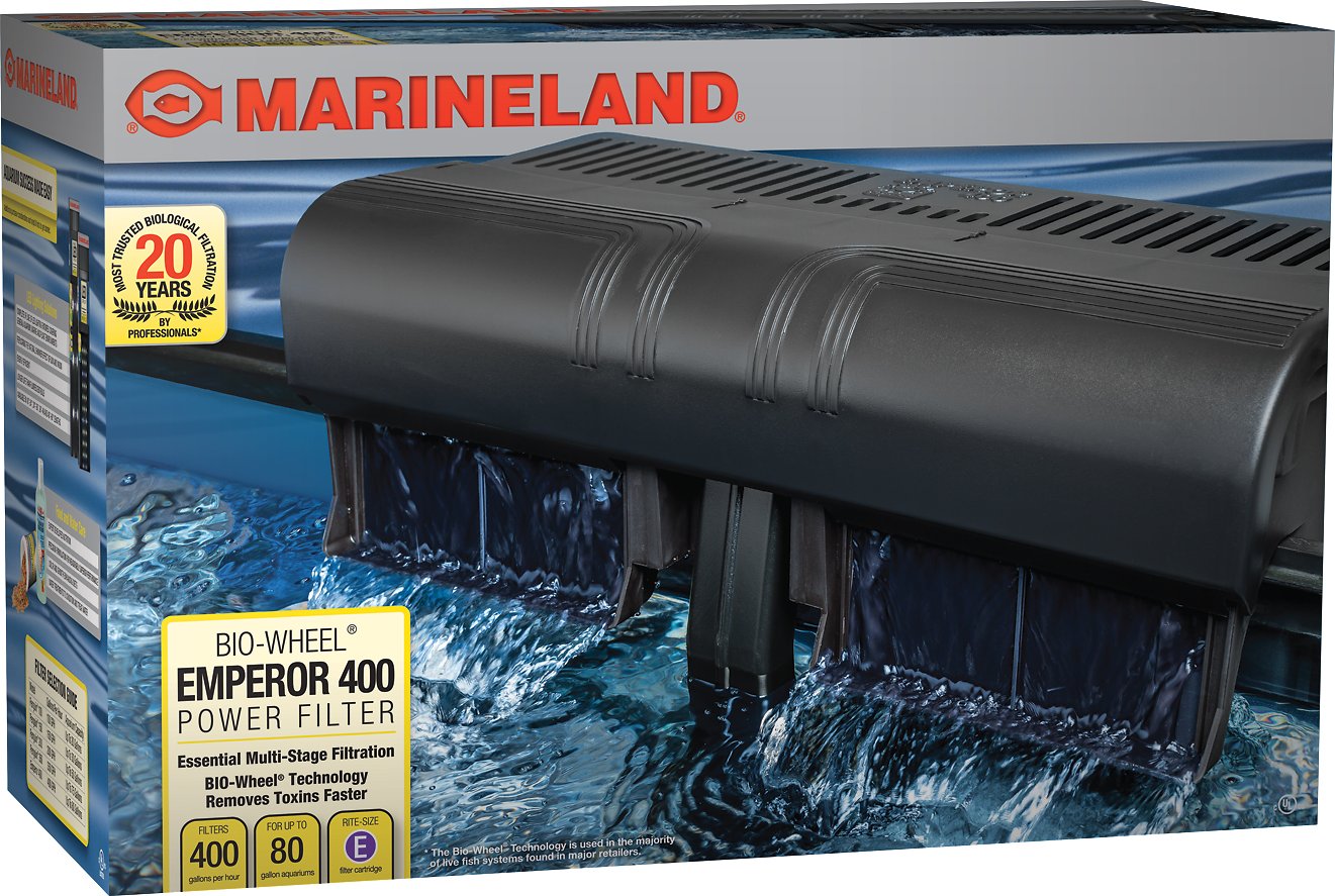 Marineland Bio-Wheel Emperor Power Filter, Size 400