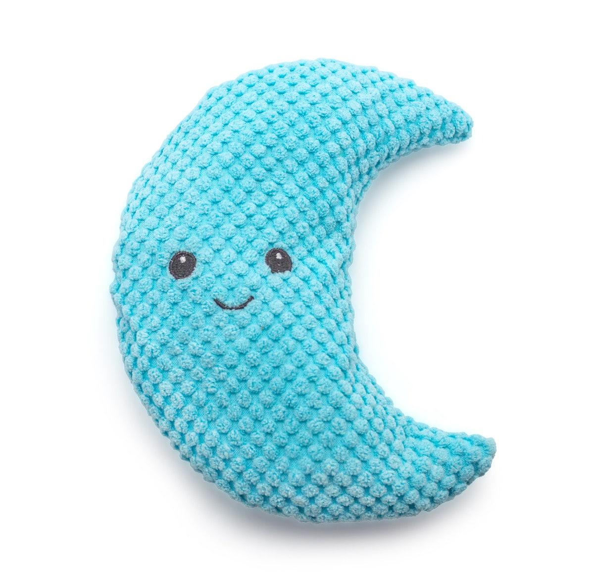 ThoozyPet Crescent Moon Plush Dog Toy, 8-in