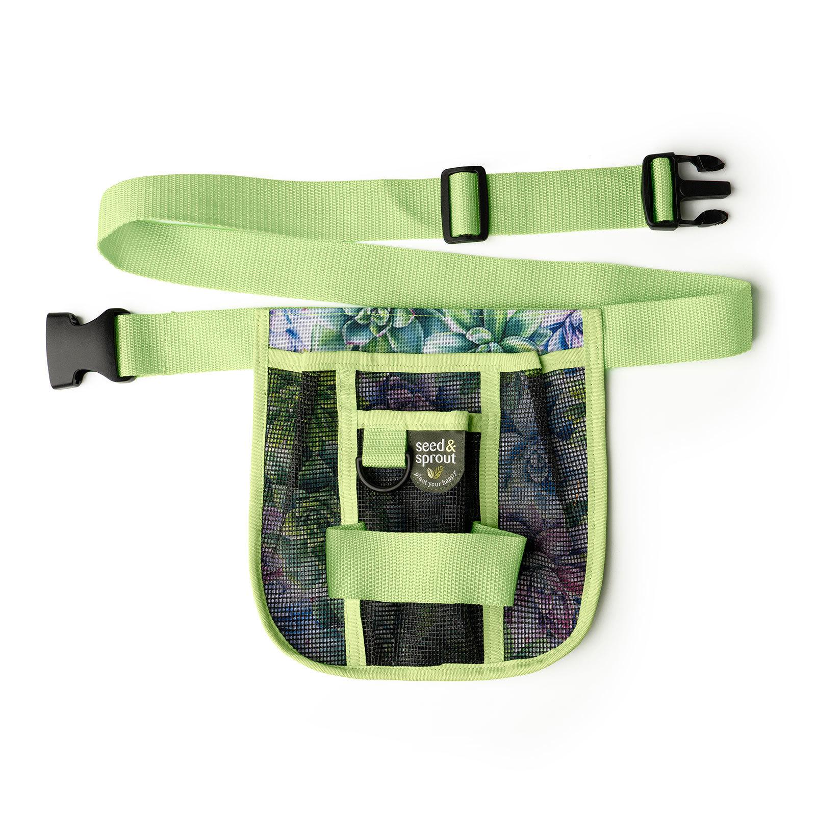 Seed & Sprout Gardening Tool Belt, Simply Succulent, Small