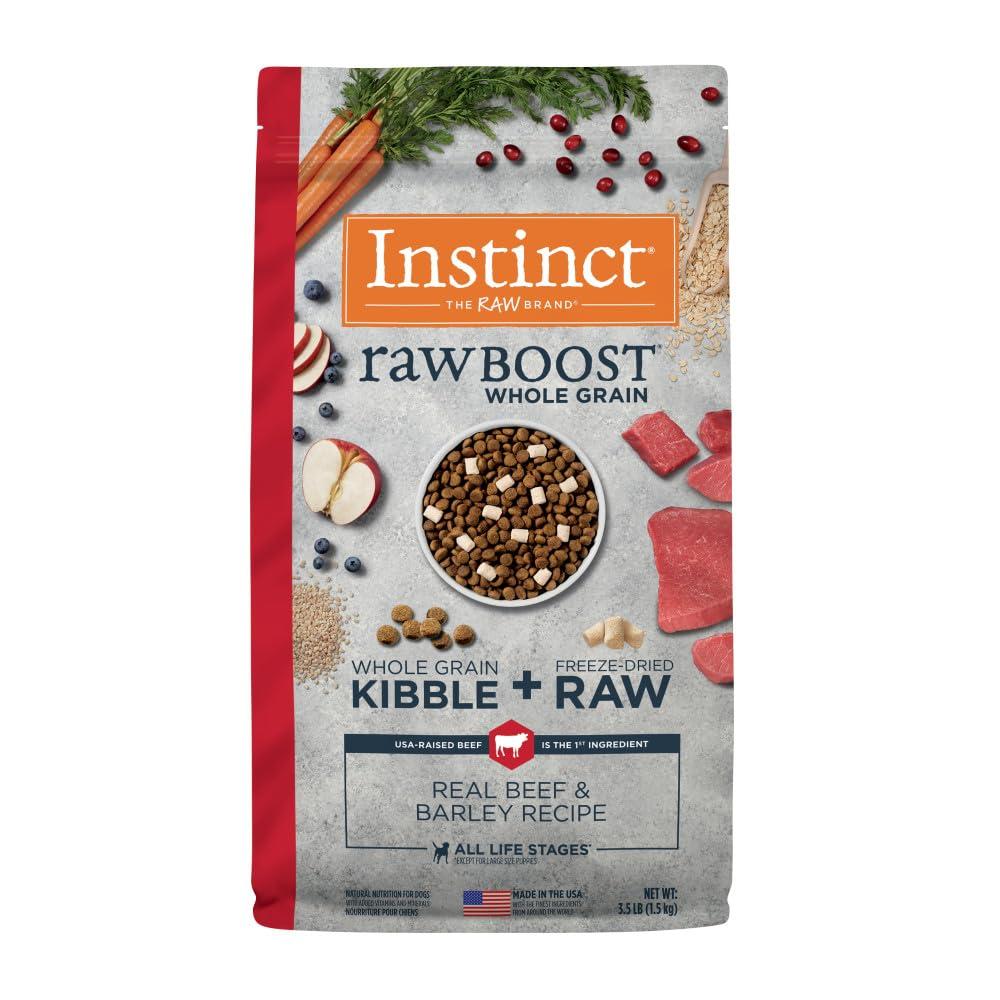 Instinct Raw Boost Whole Grain Real Beef & Barley Dry Dog Food