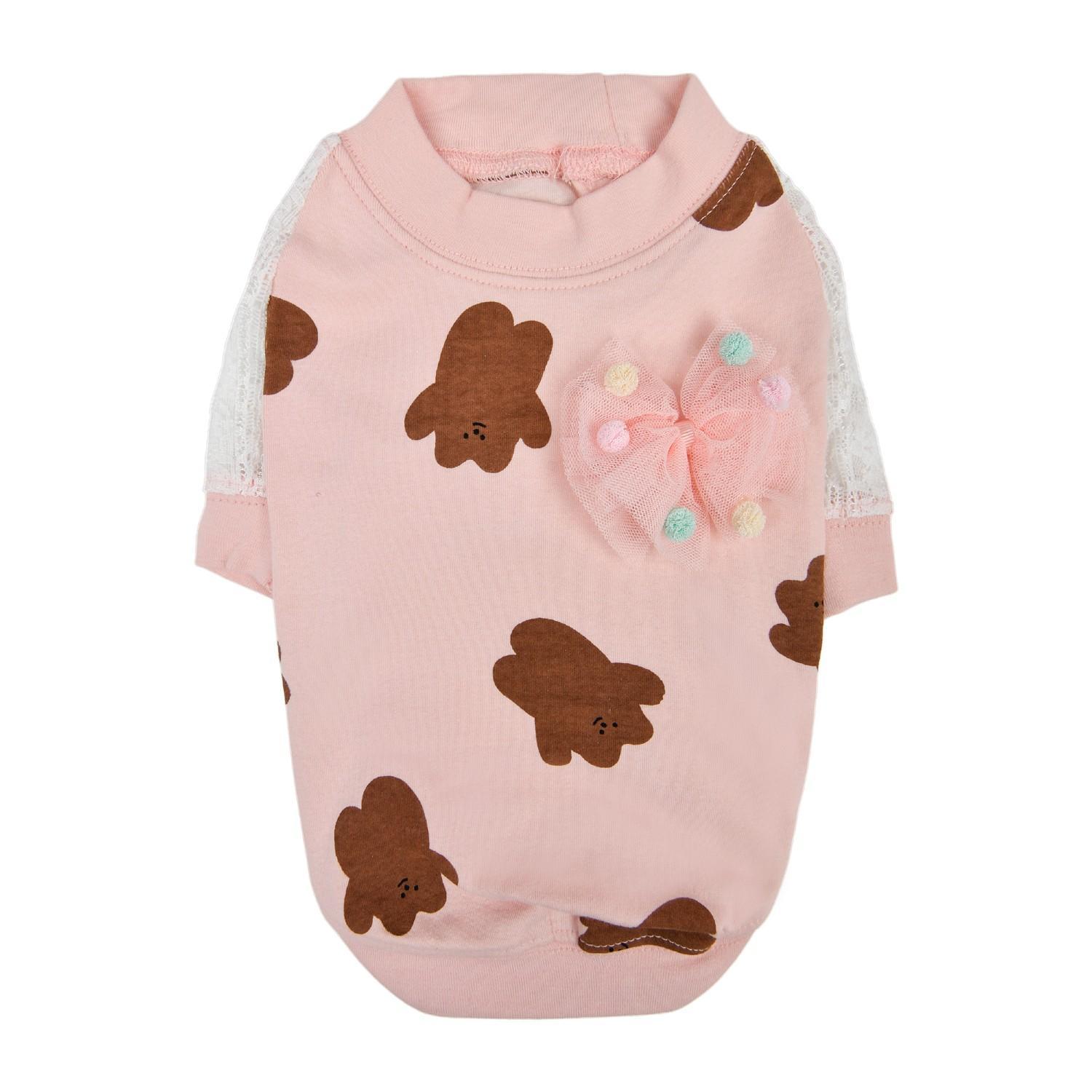 Pinkaholic Millie Dog Shirt, Indian Pink