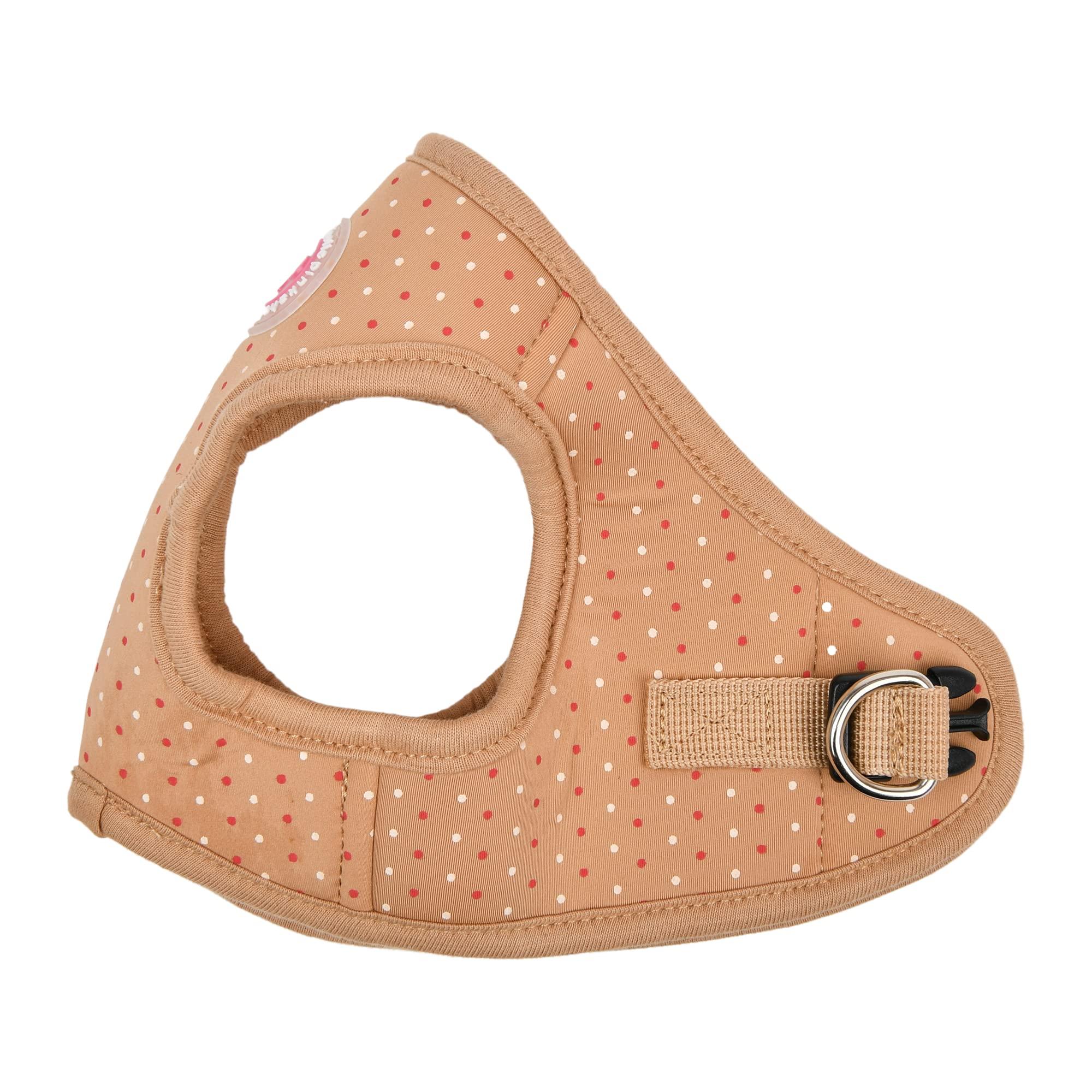 Pinkaholic Mila Step-in Vest Dog Harness, Beige