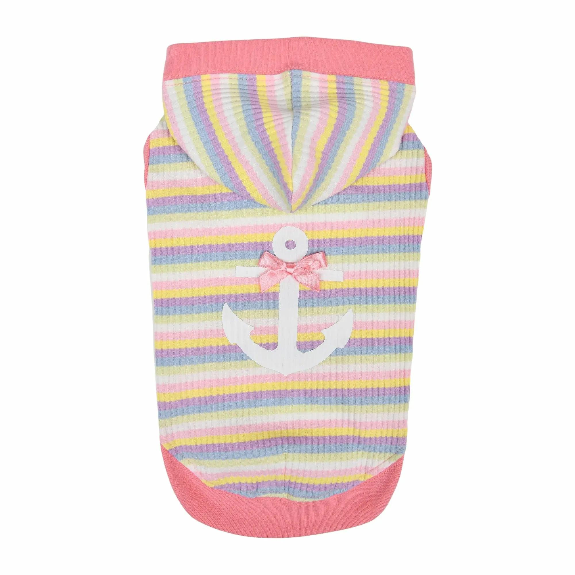 Pinkaholic Maire Hooded Dog T-Shirt, Pink