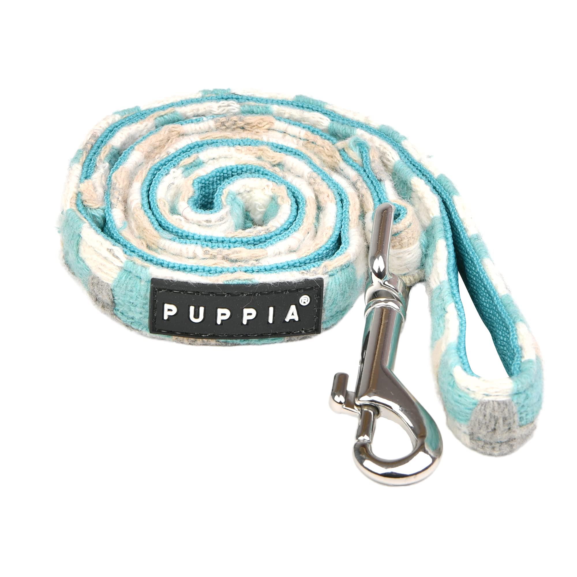 Puppia Arden Dog Leash, Aqua, Medium