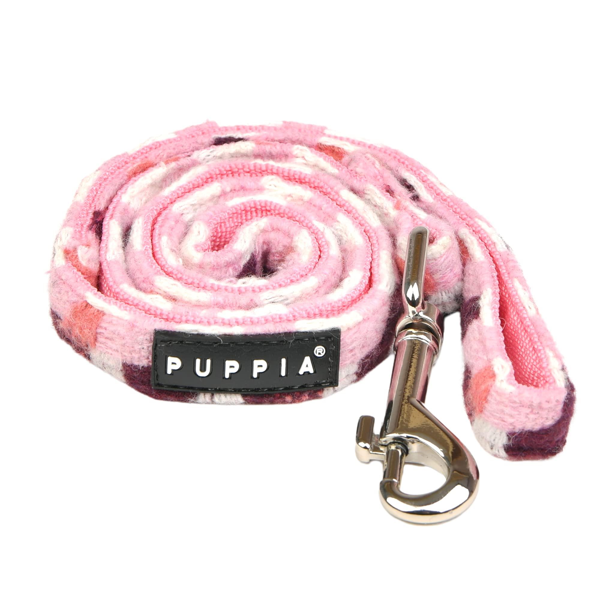 Puppia Arden Dog Leash, Pink, Medium