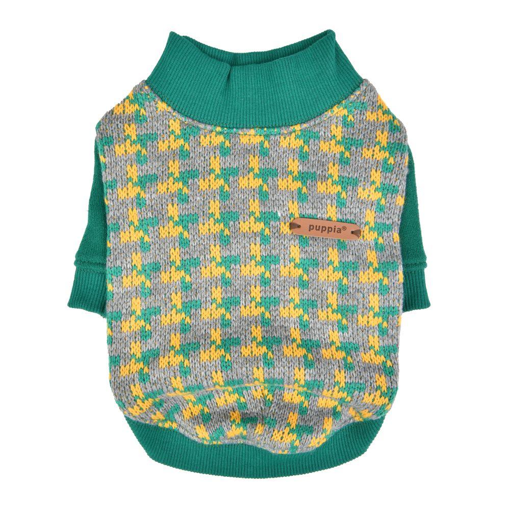 Puppia Wren Dog T-Shirt, Green, Medium