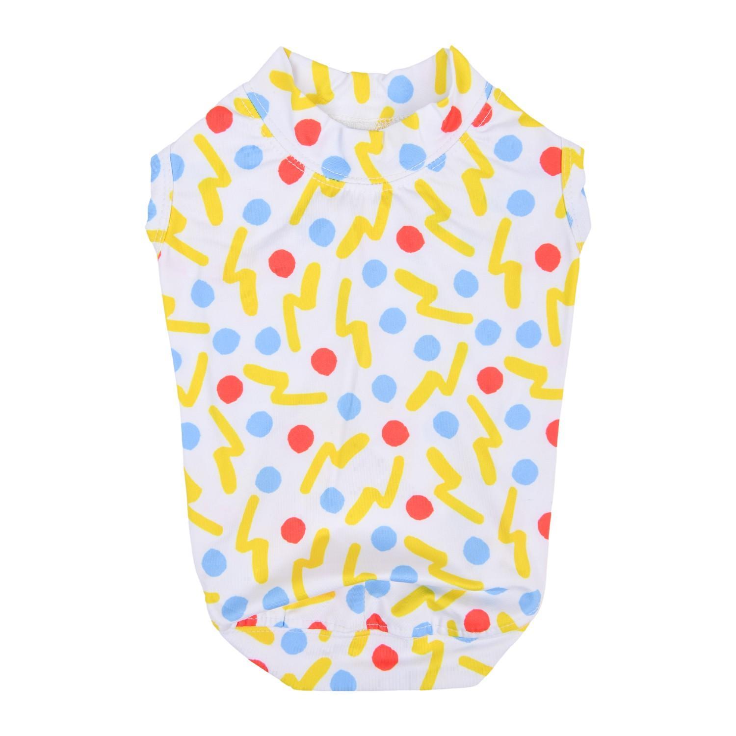 Puppia Fete Dog T-Shirt, White, Large