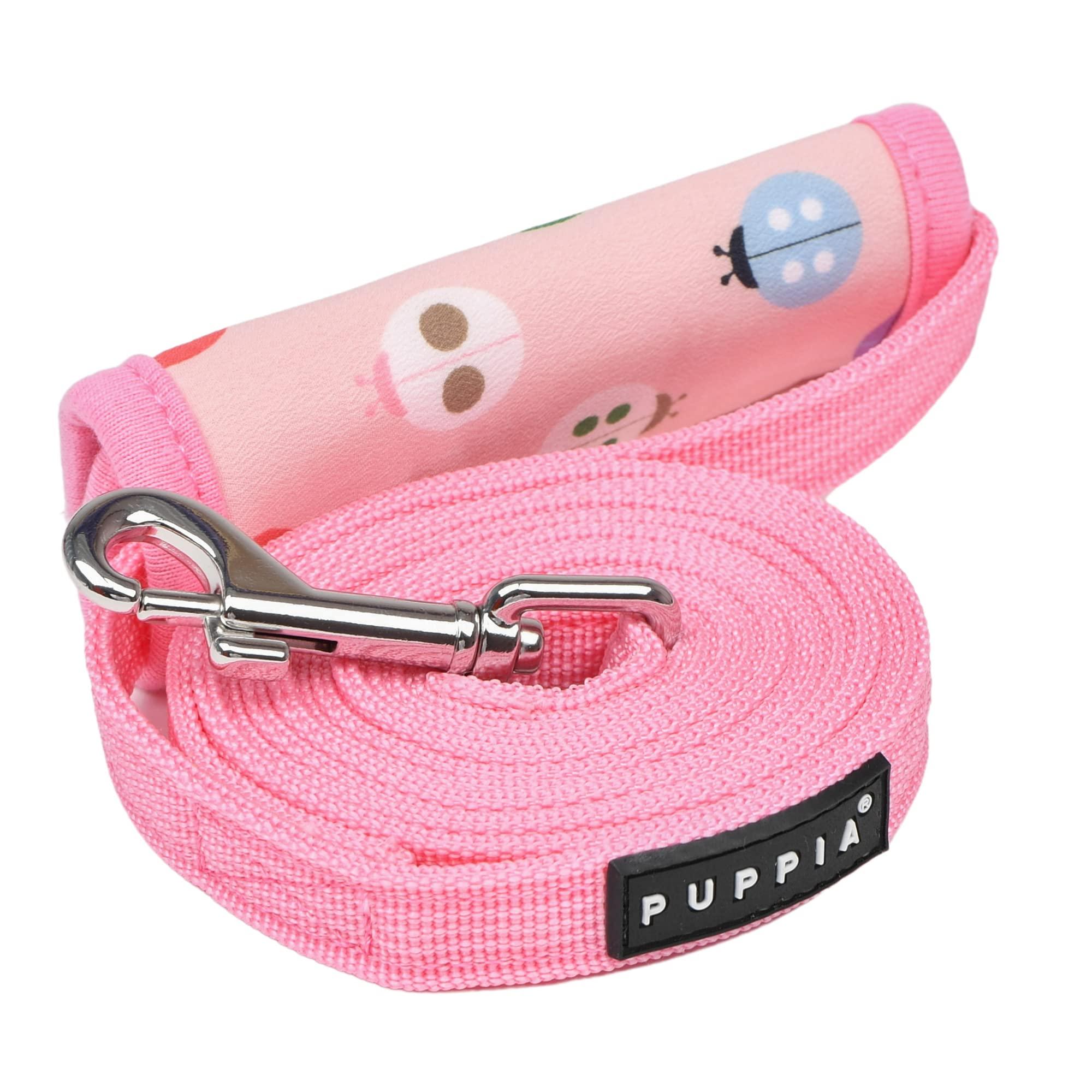 Puppia Lady Beetle Dog Leash, Pink
