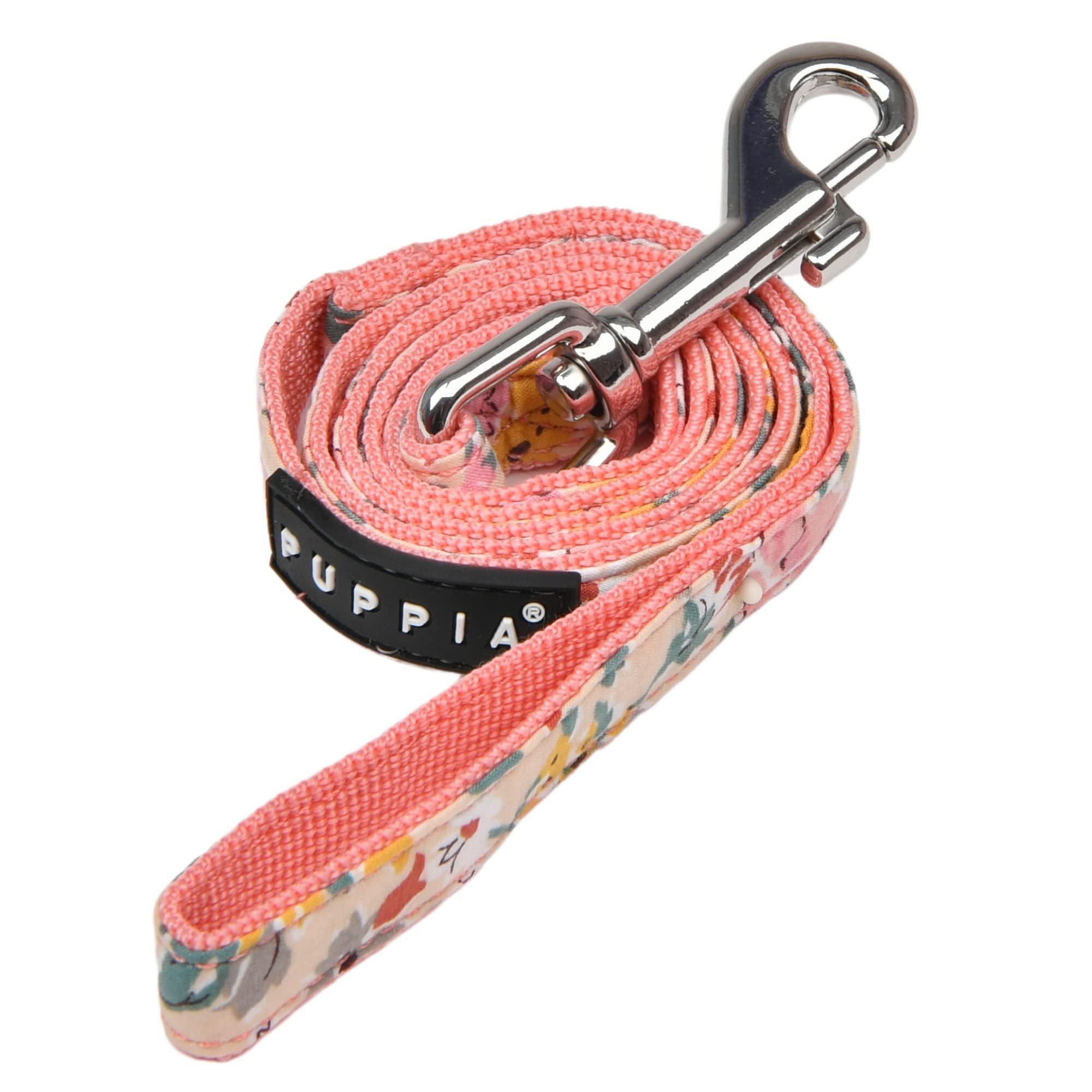Puppia Lita Dog Leash, Indian Pink, Medium