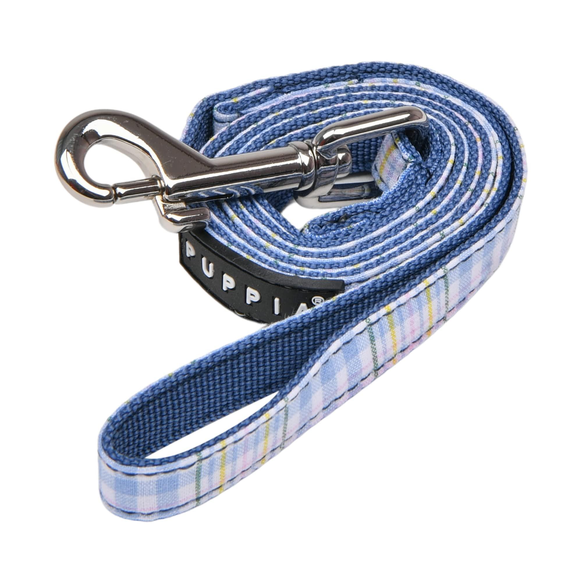 Puppia Luke Dog Leash, Blue, Medium
