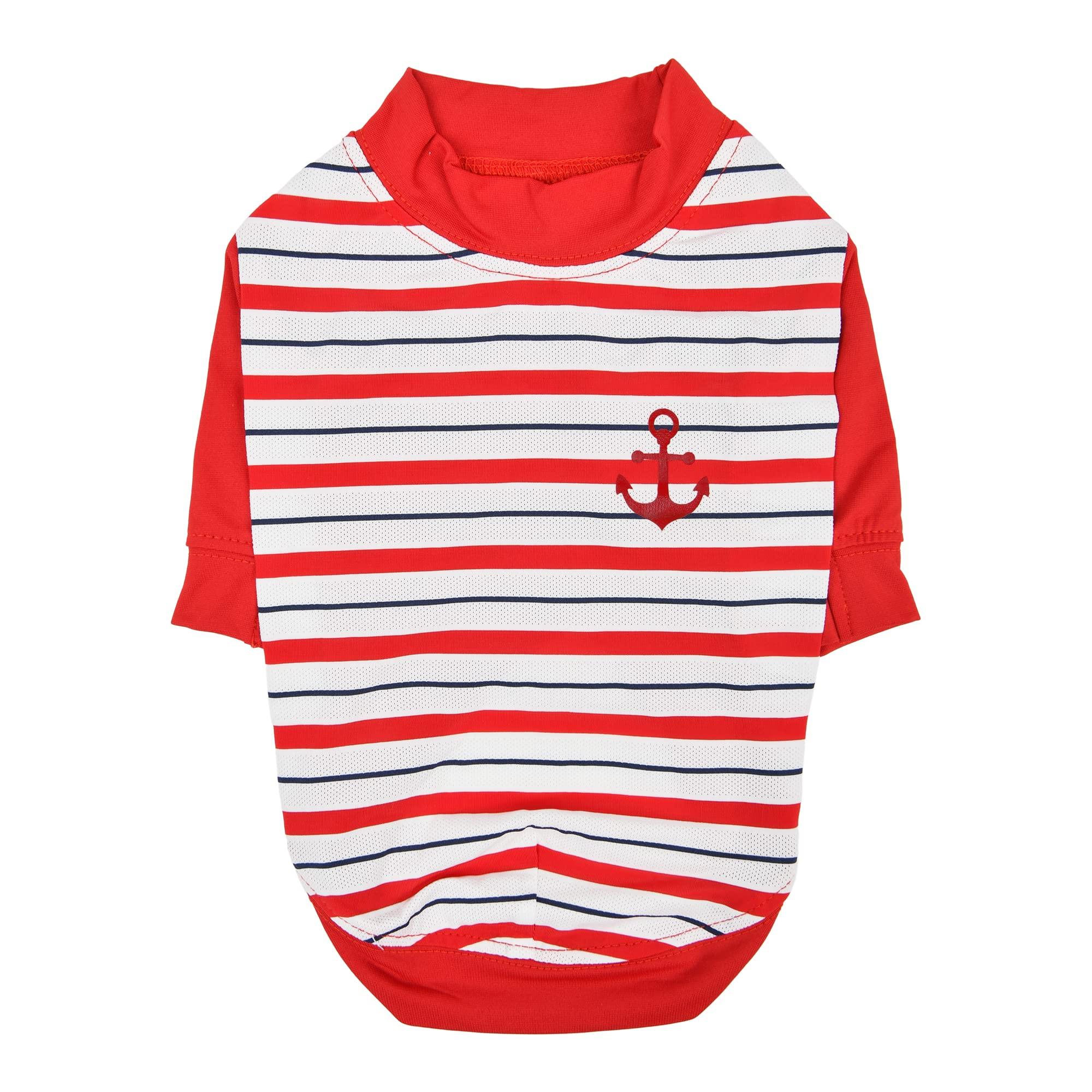 Puppia Marino Dog T-Shirt, Red