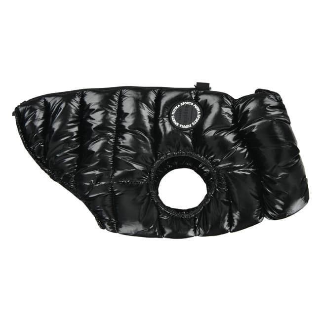 Puppia Glossy Vest Dog Jumper, Black, Small
