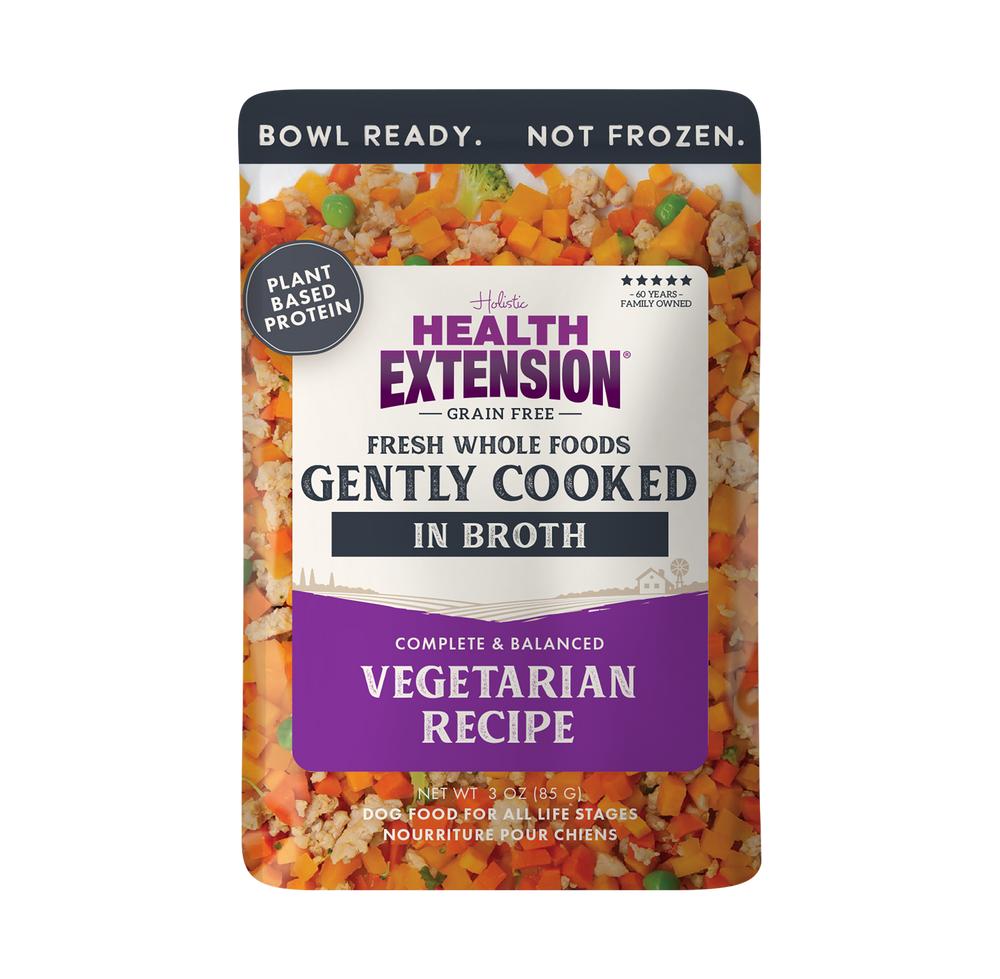 Health Extension Whole Foods Gently Cooked Vegetarian Wet Dog Food Pouch