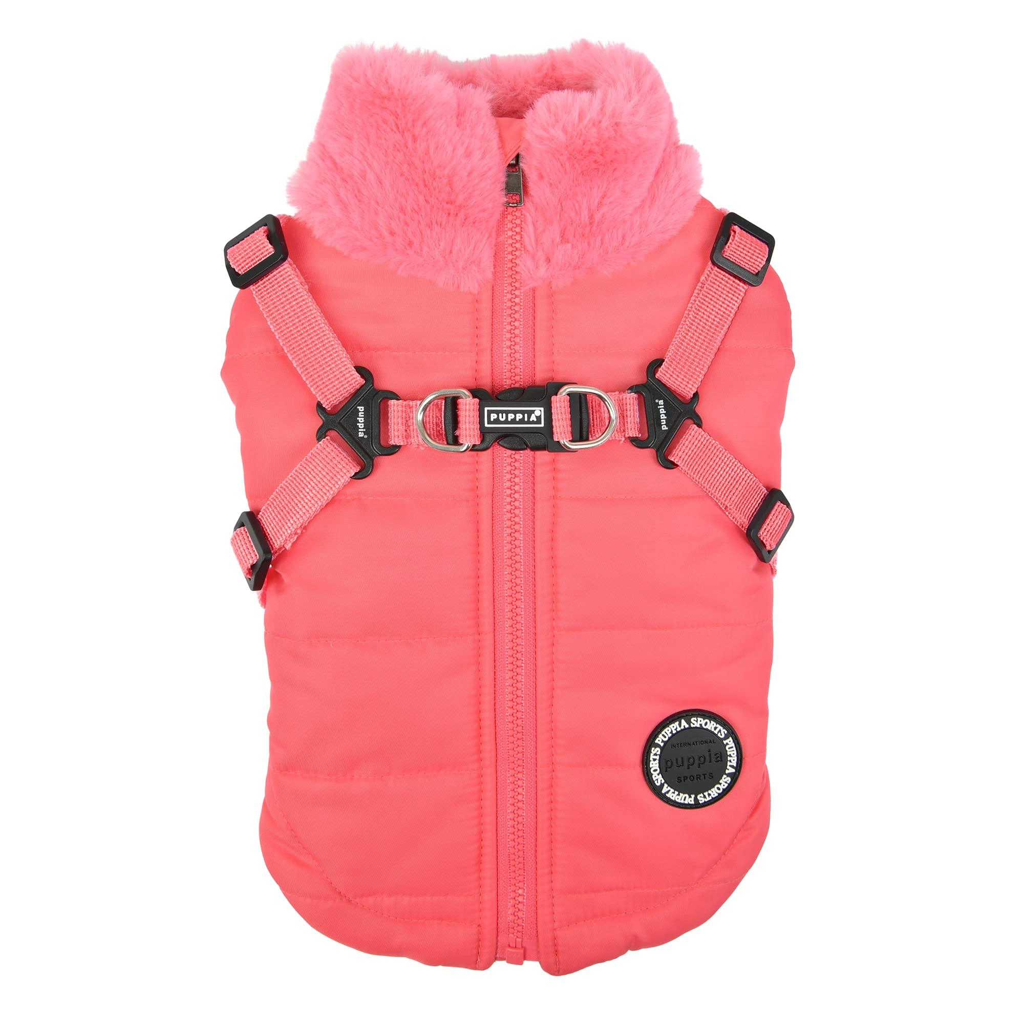 Puppia Donavan Winter Dog Coat, Pink, Small