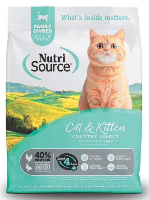 NutriSource Cat & Kitten Country Select Grain-Free Dry Cat Food