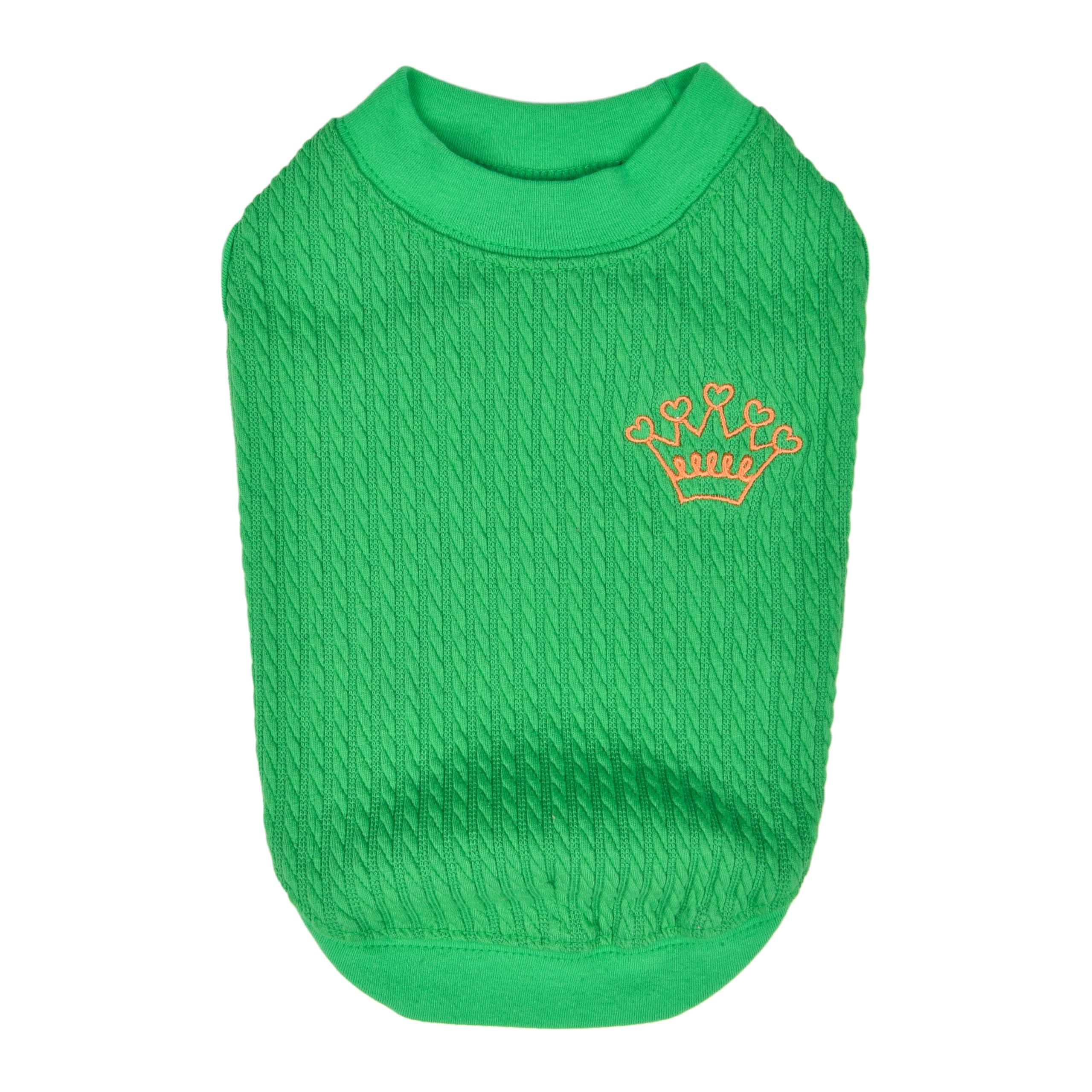 Pinkaholic Grace Dog T-Shirt, Green, Small