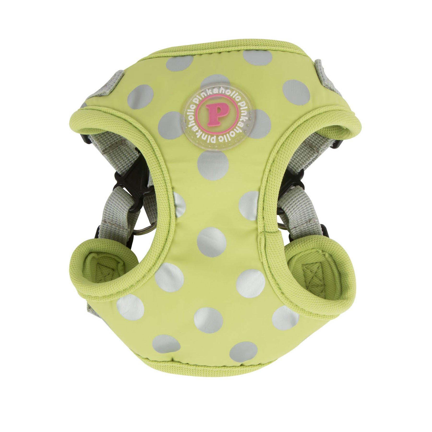 Pinkaholic Chic Harness C for Dogs, Lime, Small