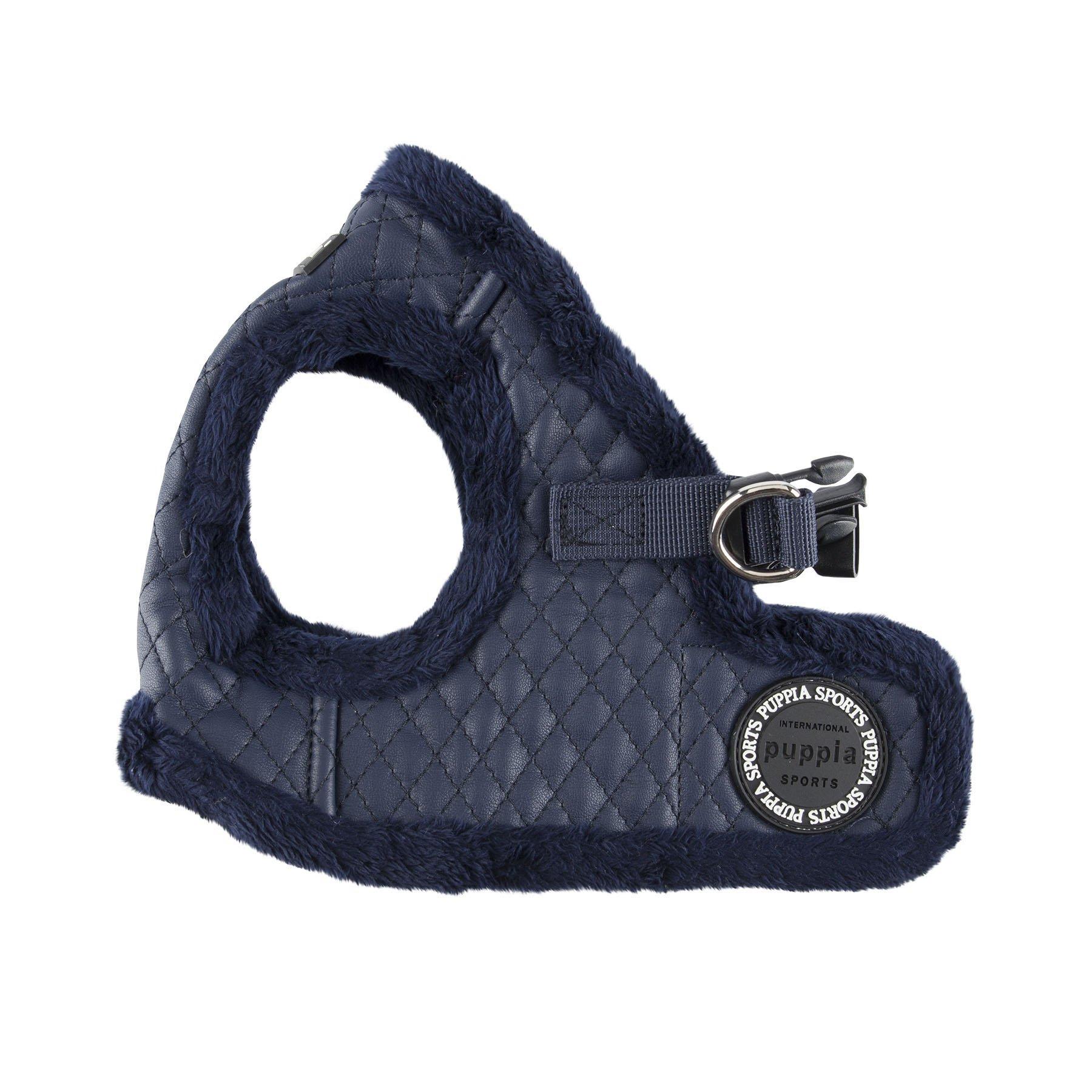 Puppia Farren Step-in Vest Harness B for Dogs, Navy, Large