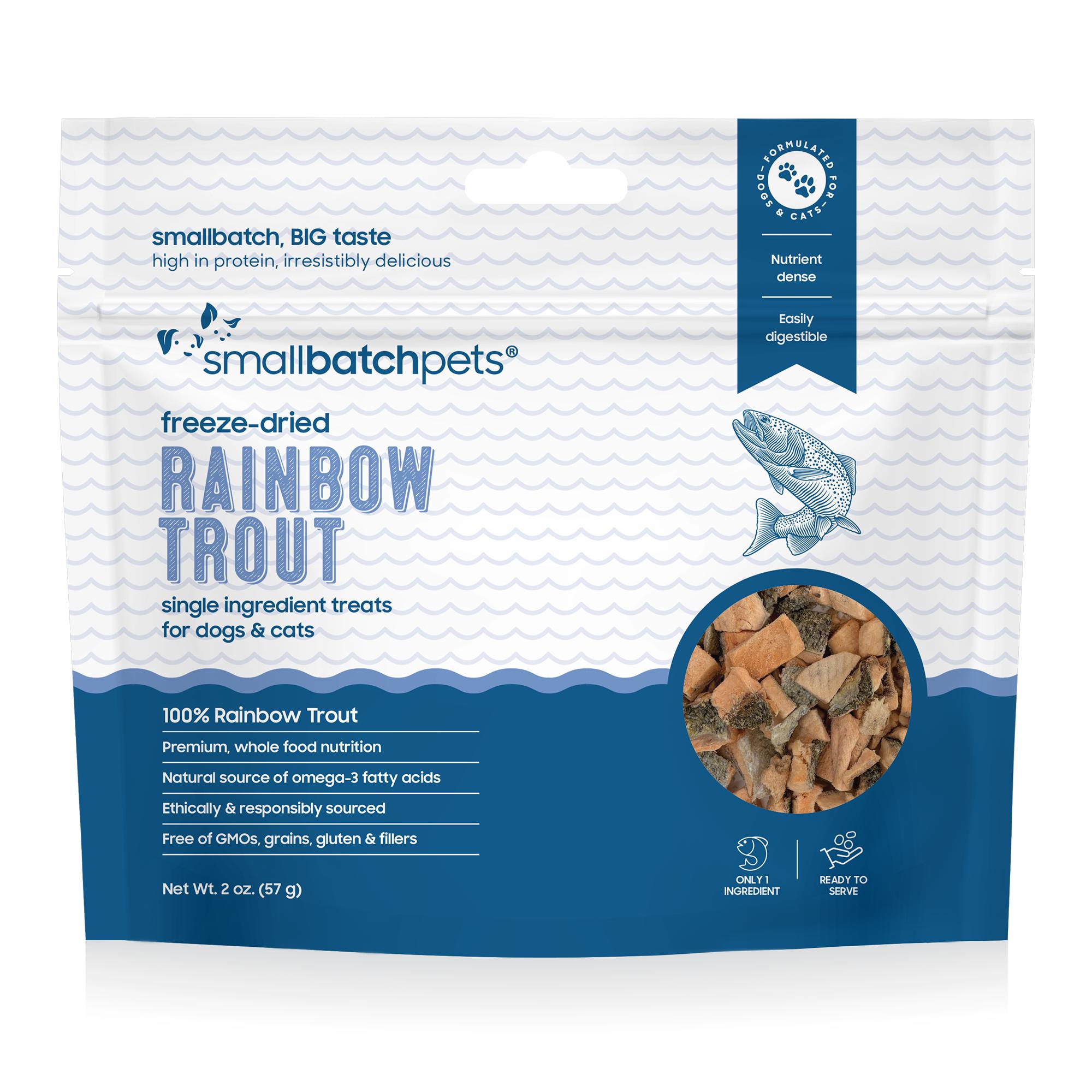 Smallbatch Rainbow Trout Freeze-Dried Dog & Cat Treats
