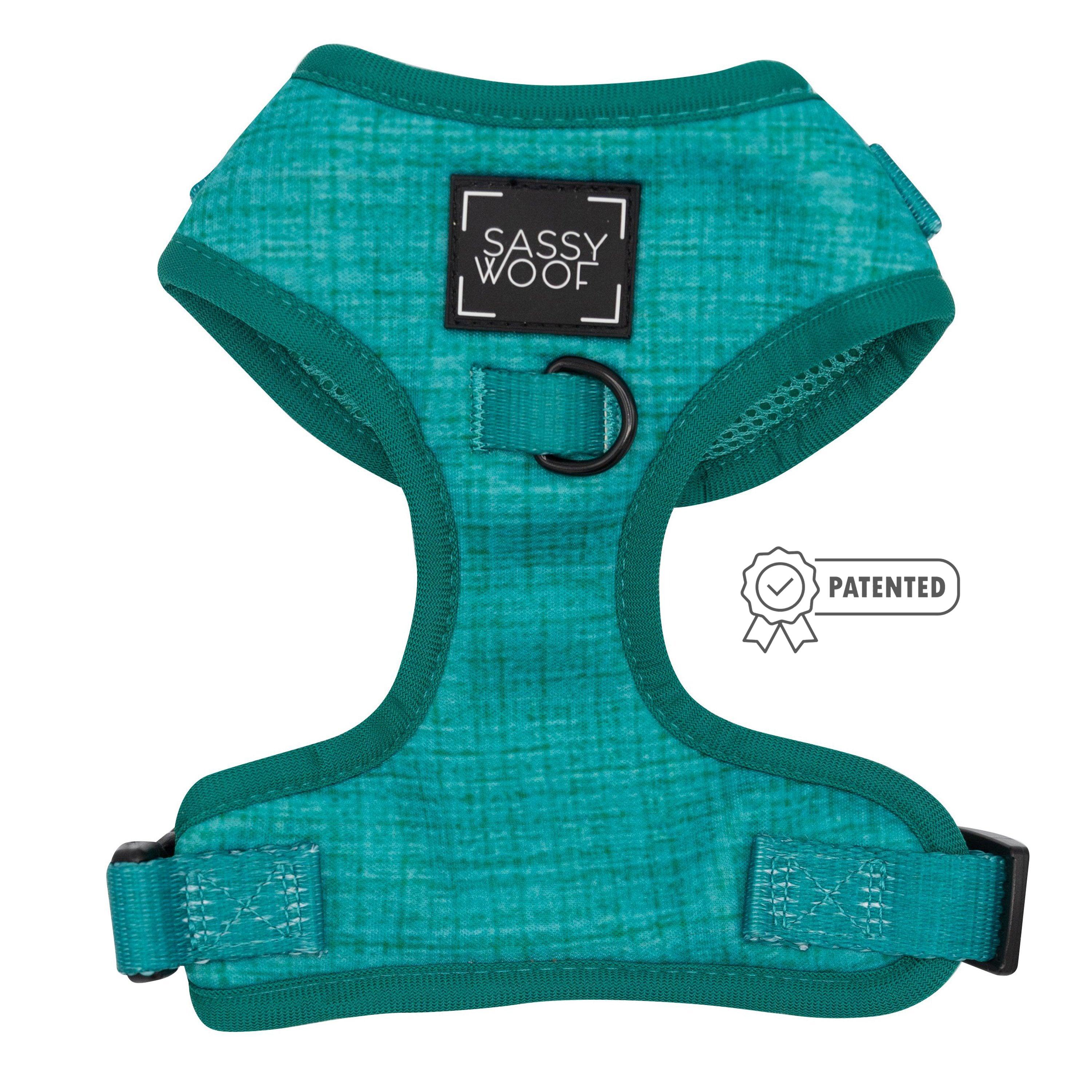 Sassy Woof Adjustable Dog Harness, Napa, Small