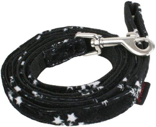 Puppia Snowflake Dog Leash, Black