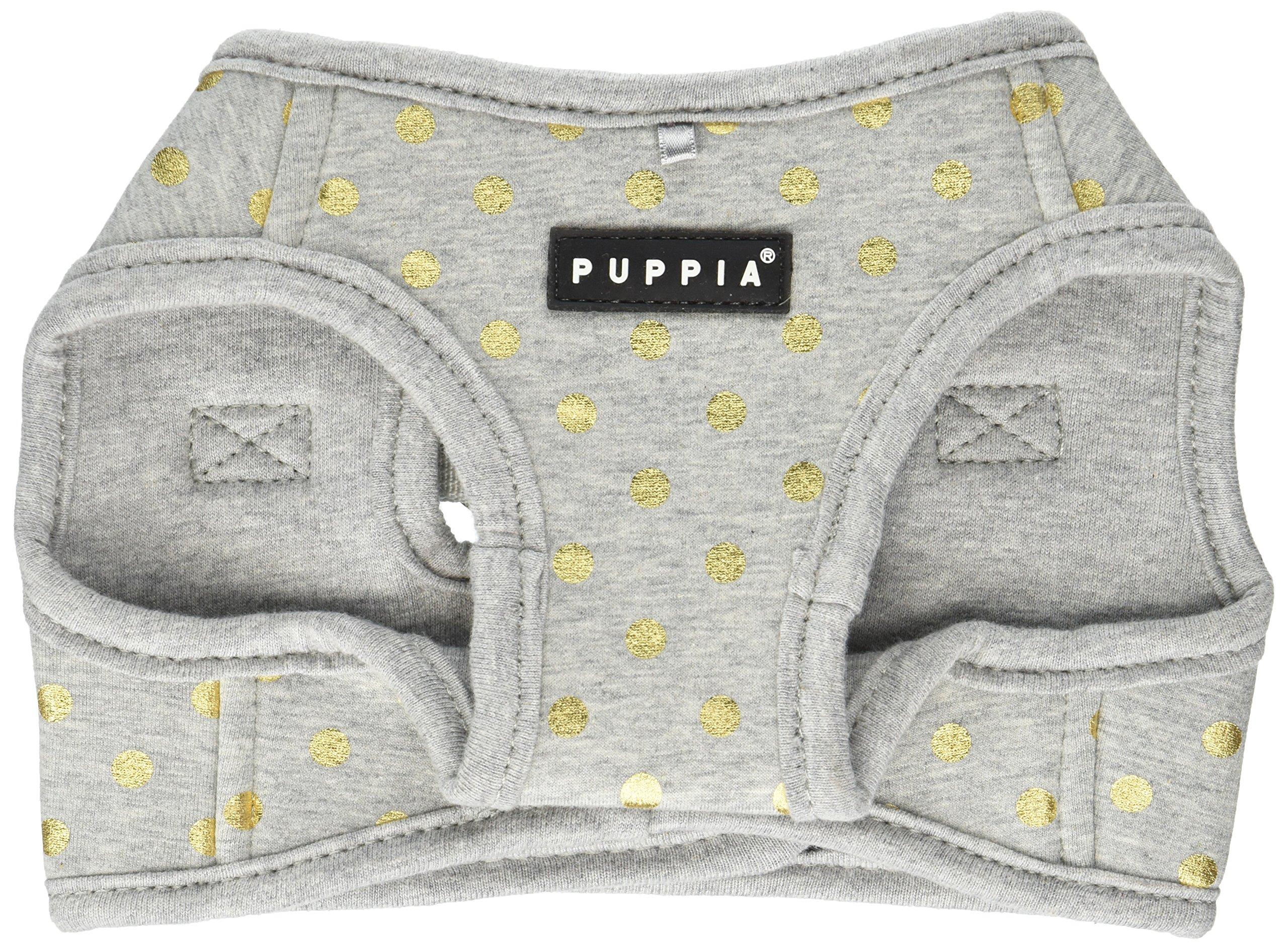 Puppia Modern Dotty Harness B for Dogs, Mellange Gray