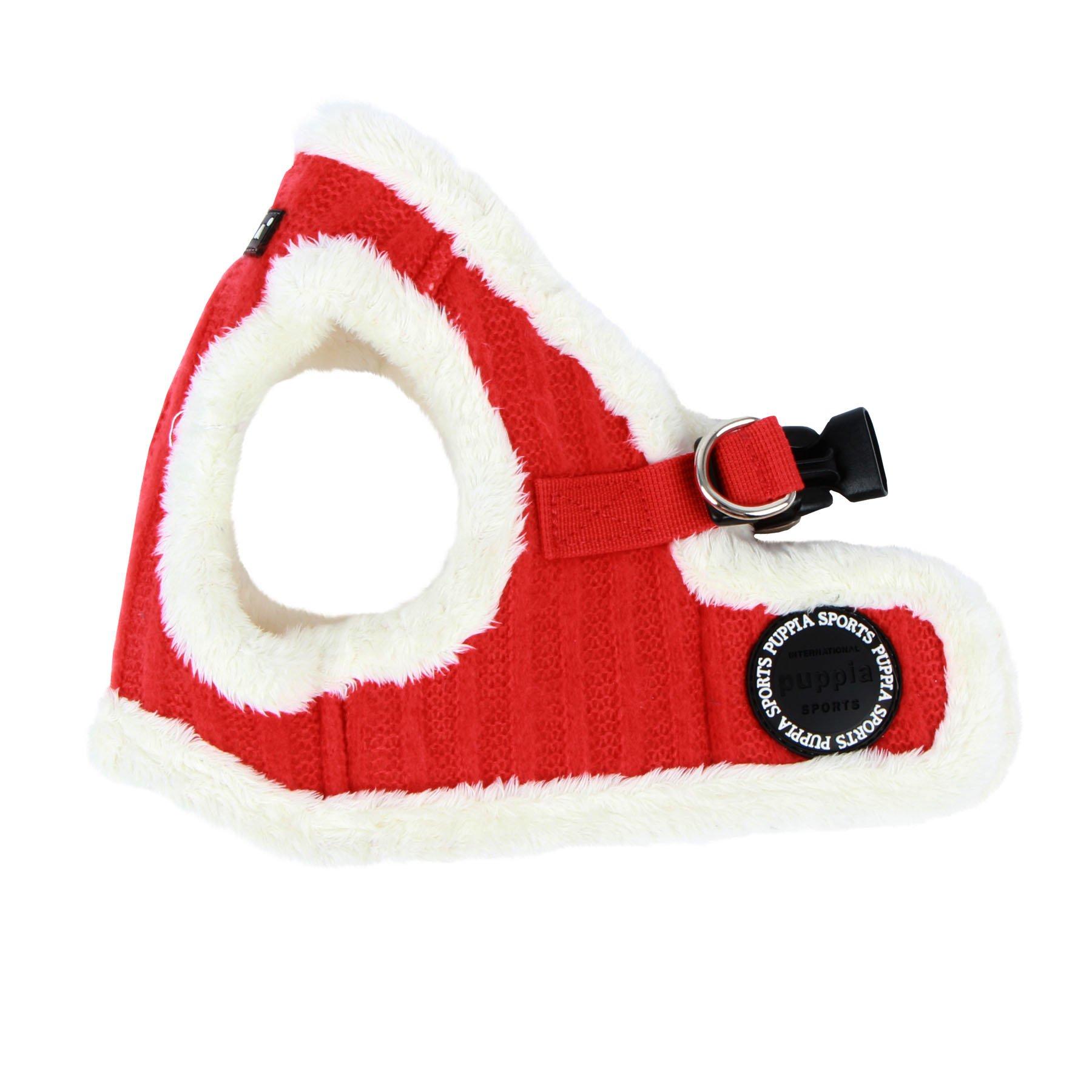 Puppia Modish Harness B for Dogs, Orange/Red