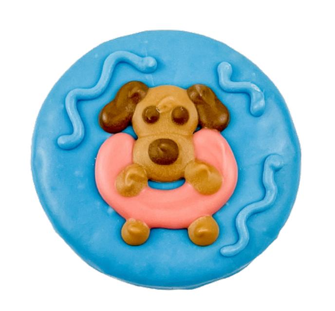 Bosco & Roxy's Summer Pool Party Pool Fur, Don’t Care. Dog Treats, 1-count