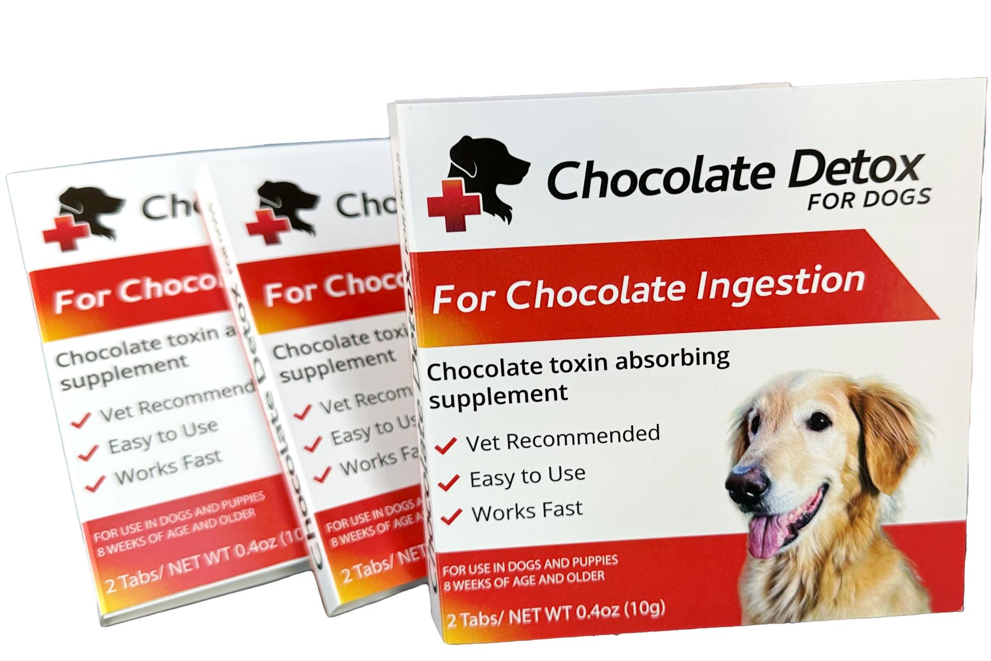 Chocolate Detox Tablets Dog Supplement, 2-count