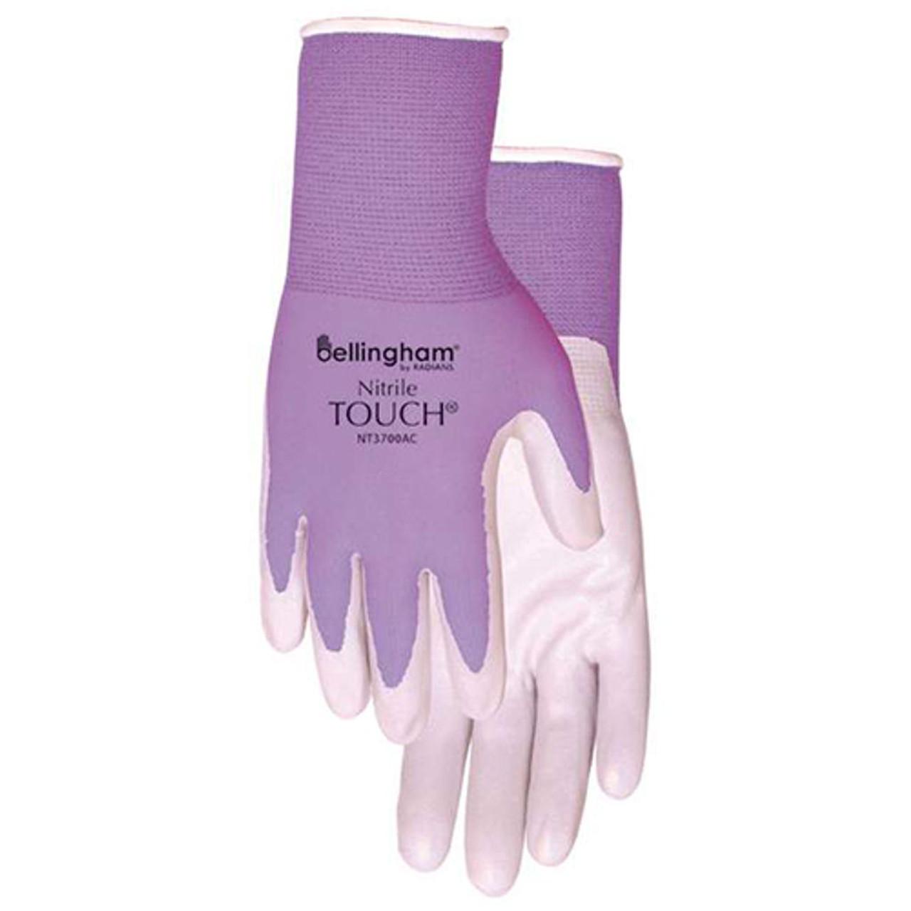 Bellingham Nitrile Touch Palm Gloves, Assorted Colors, 1-pair, Small