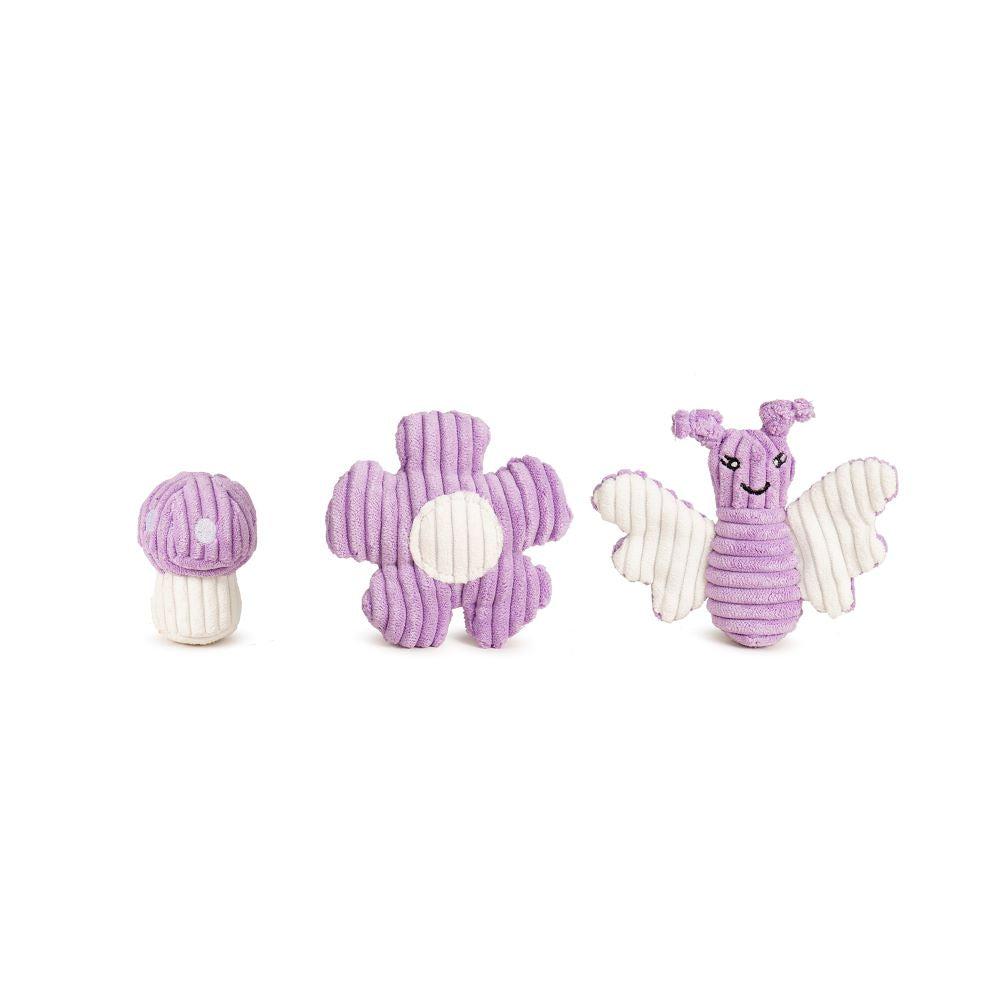 HuggleHounds Spring Fling Wee Huggies Dog Toy, Assorted