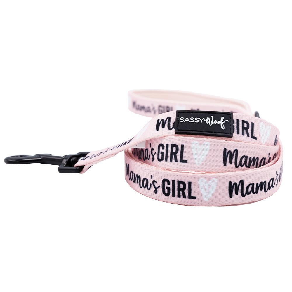 Sassy Woof Dog Leash, Mama's Girl, 0.8-in x 60-in
