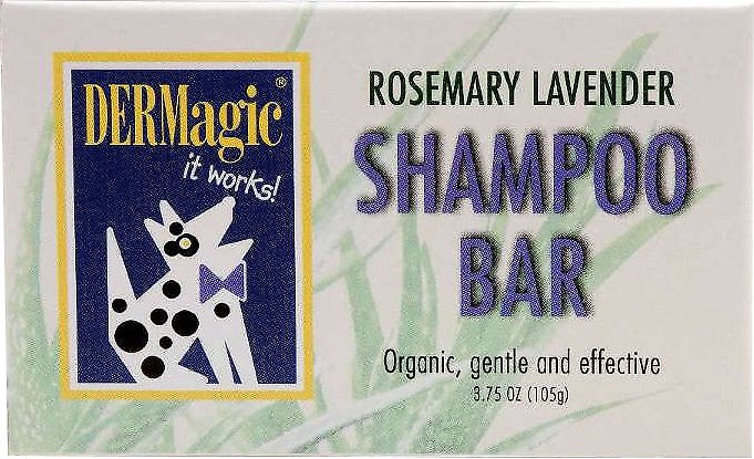 DERMagic Rosemary Lavender Dog Shampoo Bar, 3.75-oz