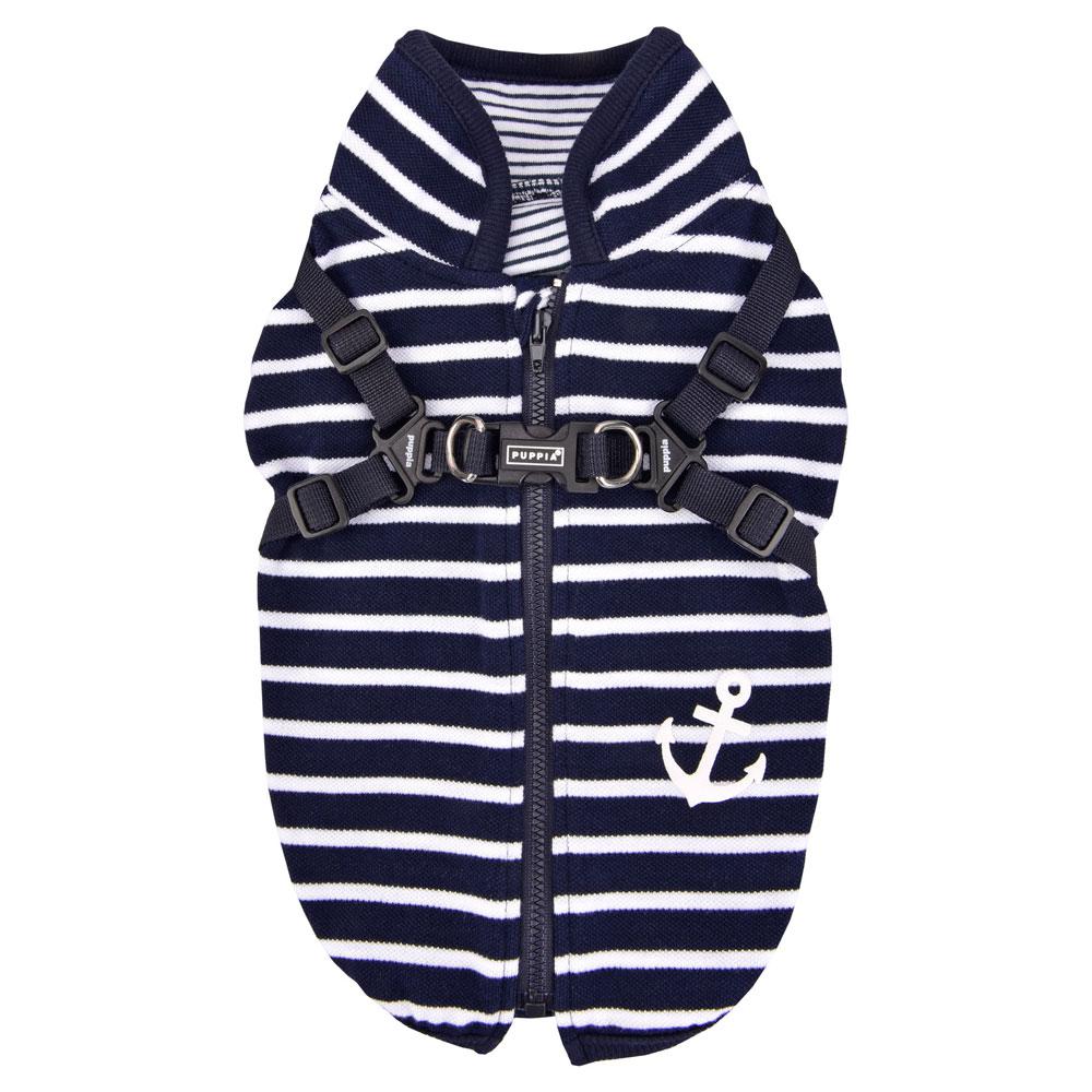 Puppia Clancy Dog Vest, Navy, Small