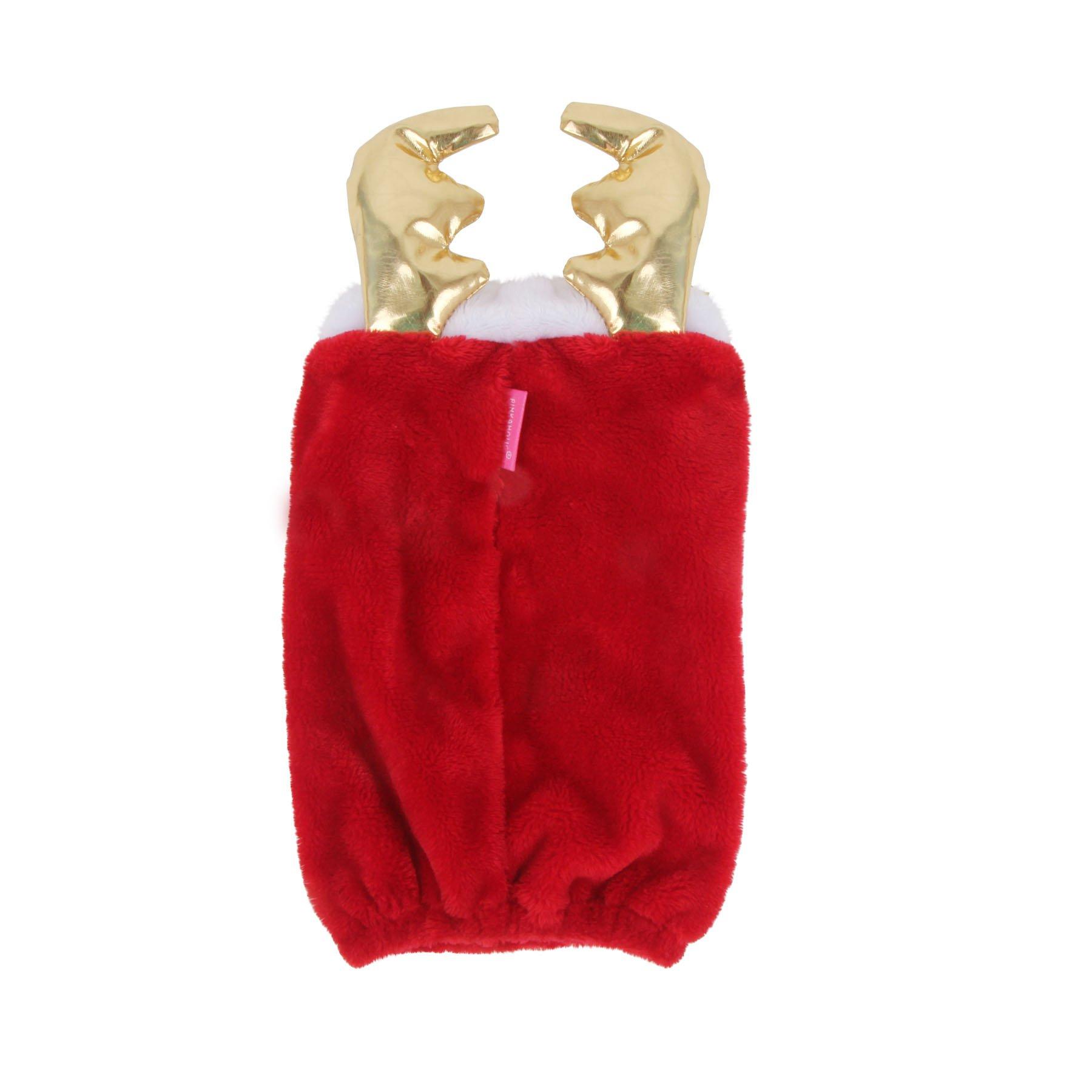 Pinkaholic Donner Snood Dog Hat, Red