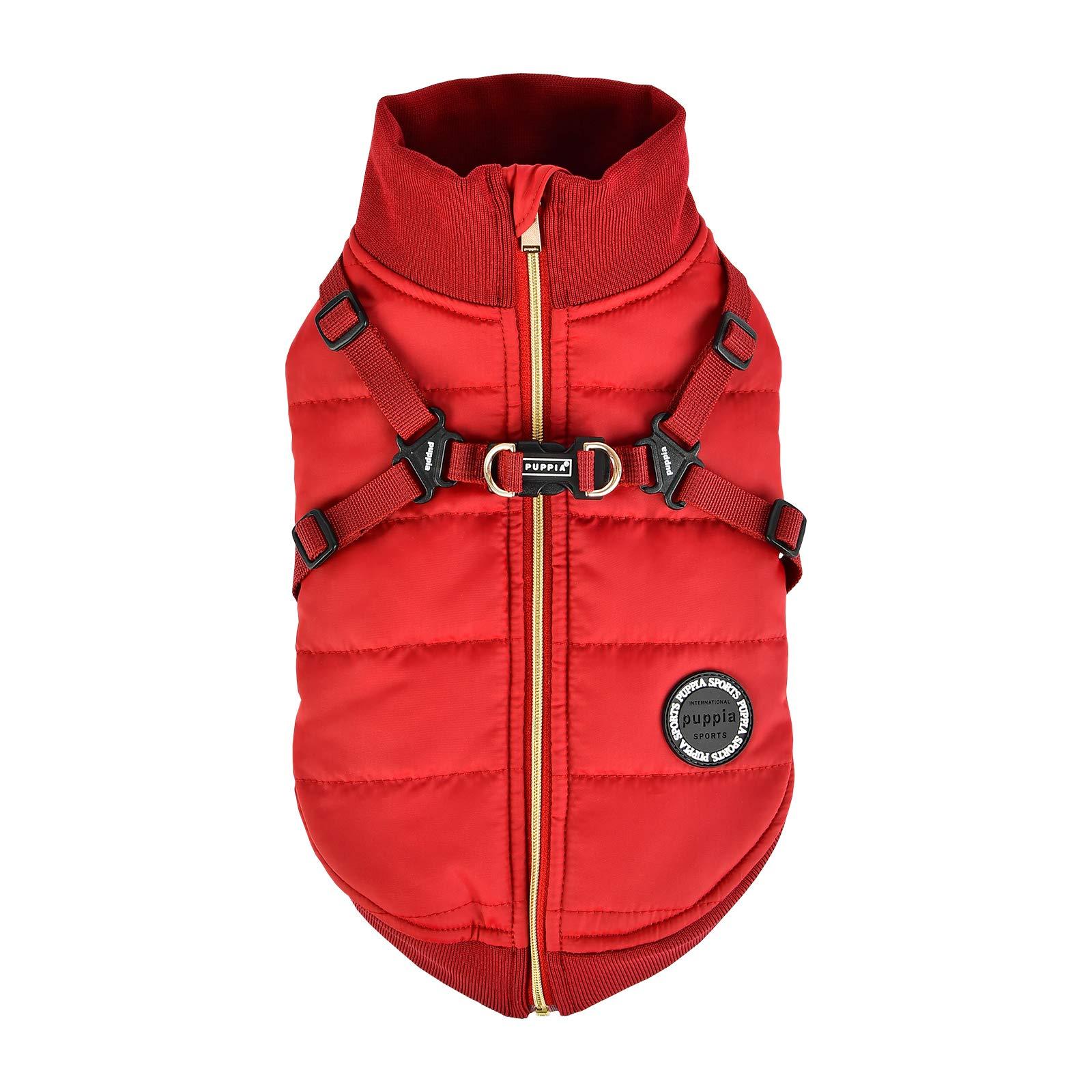 Puppia Frost Dog Coat, Wine, XX-Large