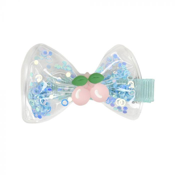 Puppia Olchi Fruit Pop Hair Pin for Dogs, Blue