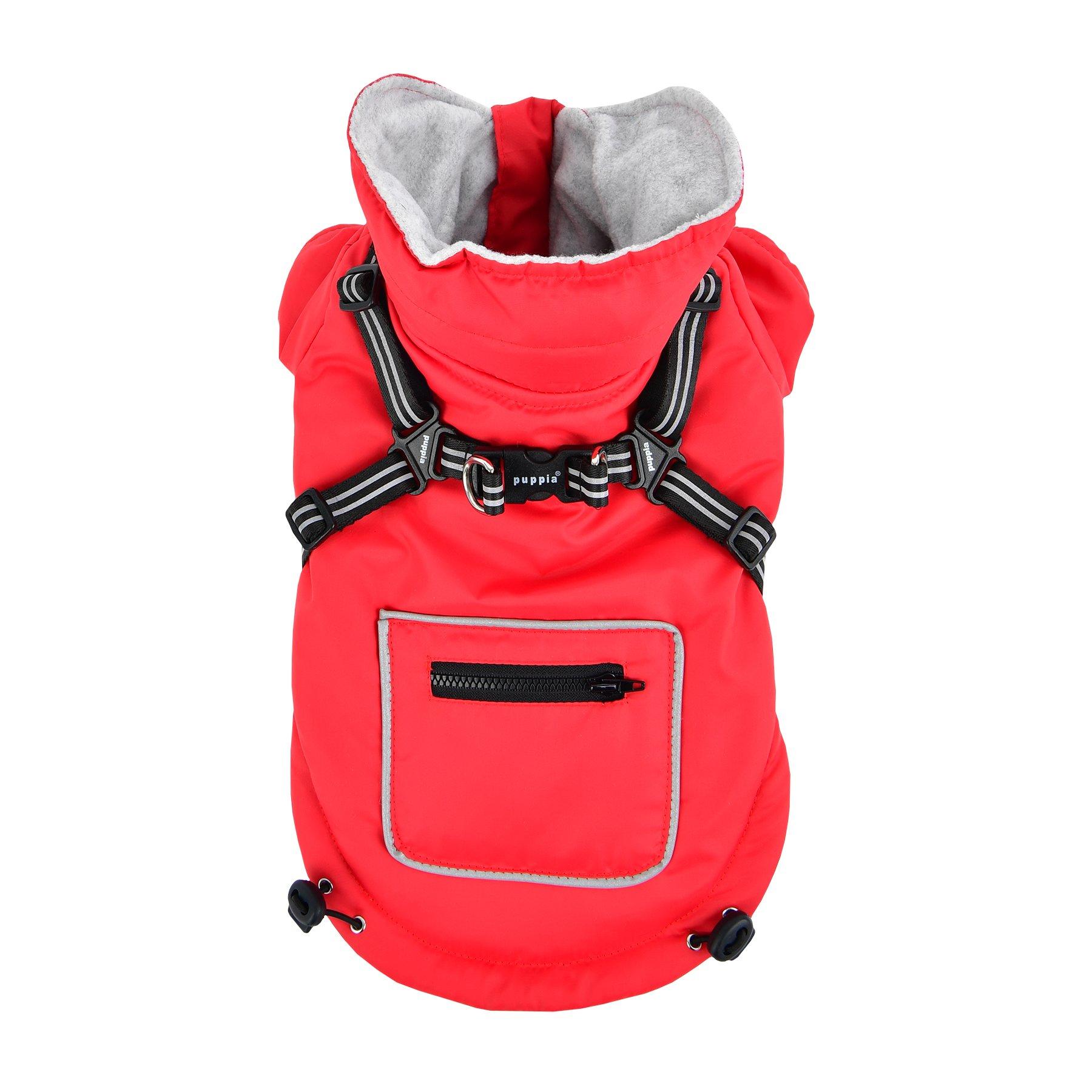 Puppia Mallory Dog Coat, Red