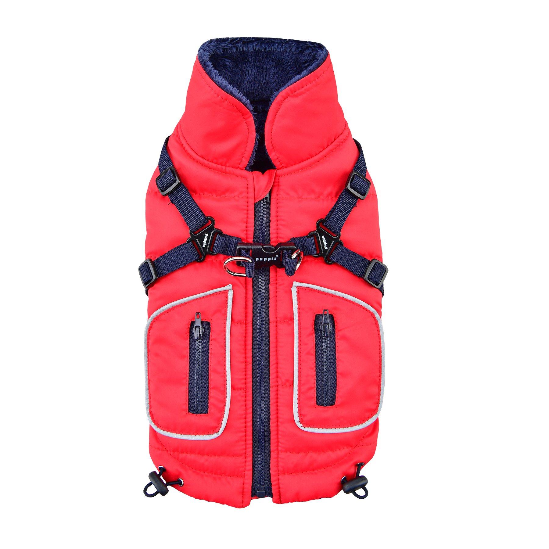 Puppia Pioneer Pet Coat, Red