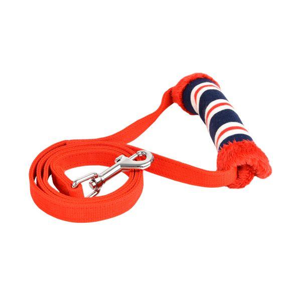 Puppia Rowdy Dog Leash, Red, Medium