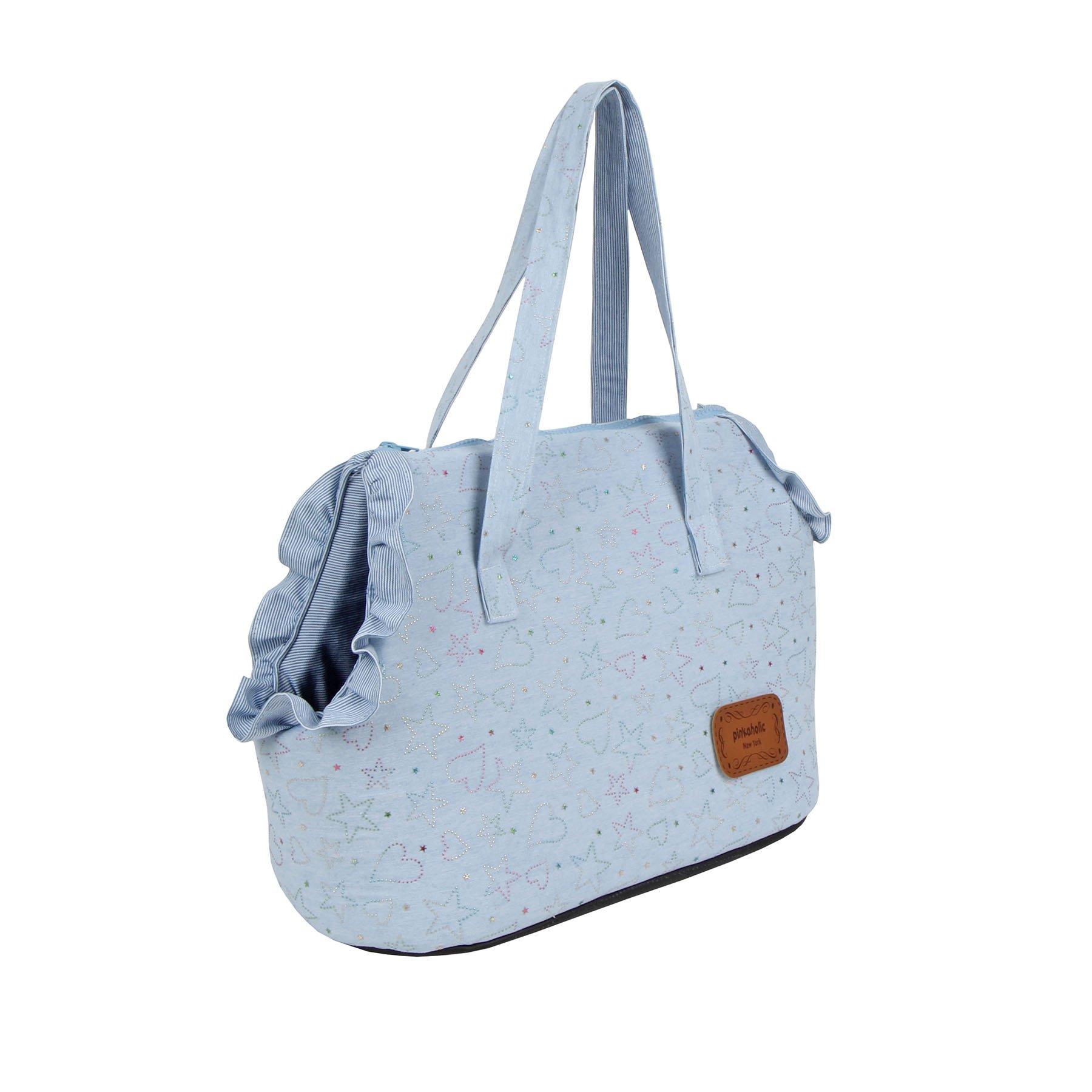 Pinkaholic Skyline Pet Carrier, Light Blue