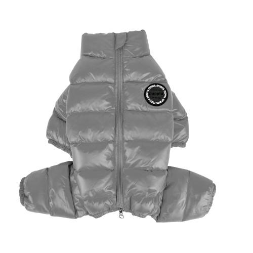 Puppia Ultralight Jumpsuit A, Grey, Large