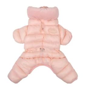 Puppia Velour Soft Allinone Dog Jumper, Pink, XX-Large
