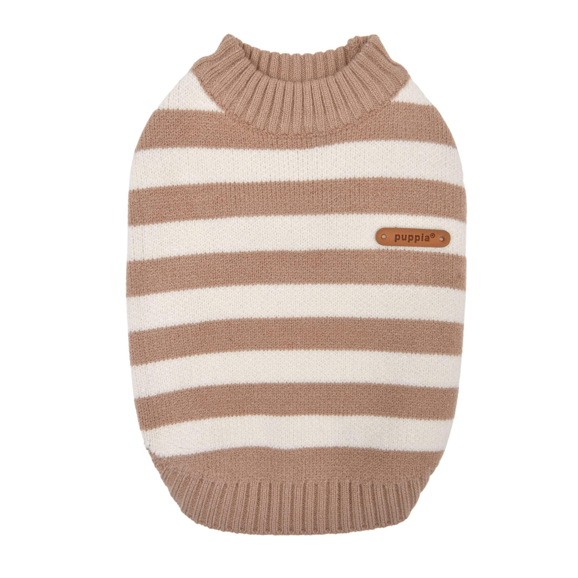 Puppia Ollie Dog Sweater, Beige