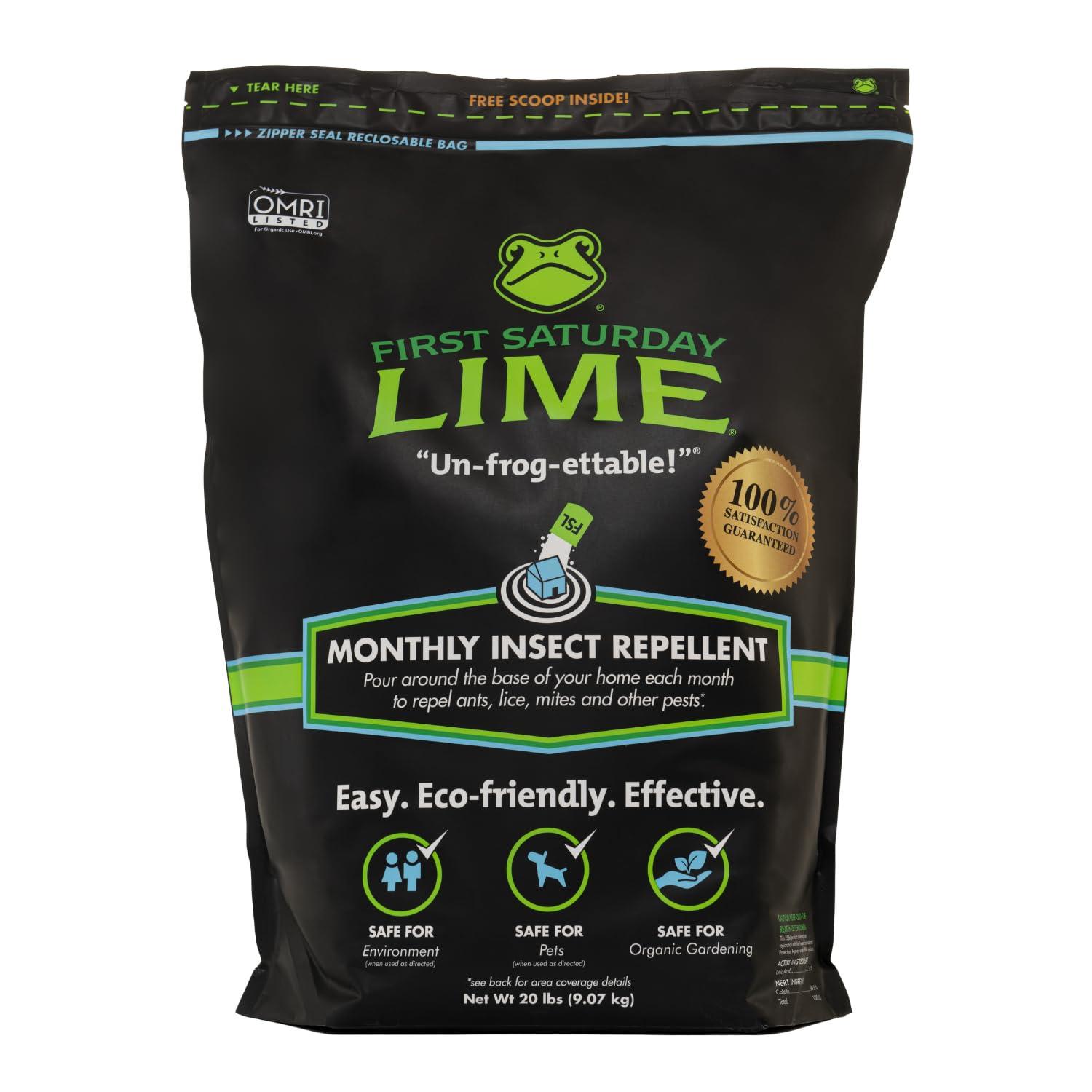 First Saturday Lime Insect Repellent, 20-lb