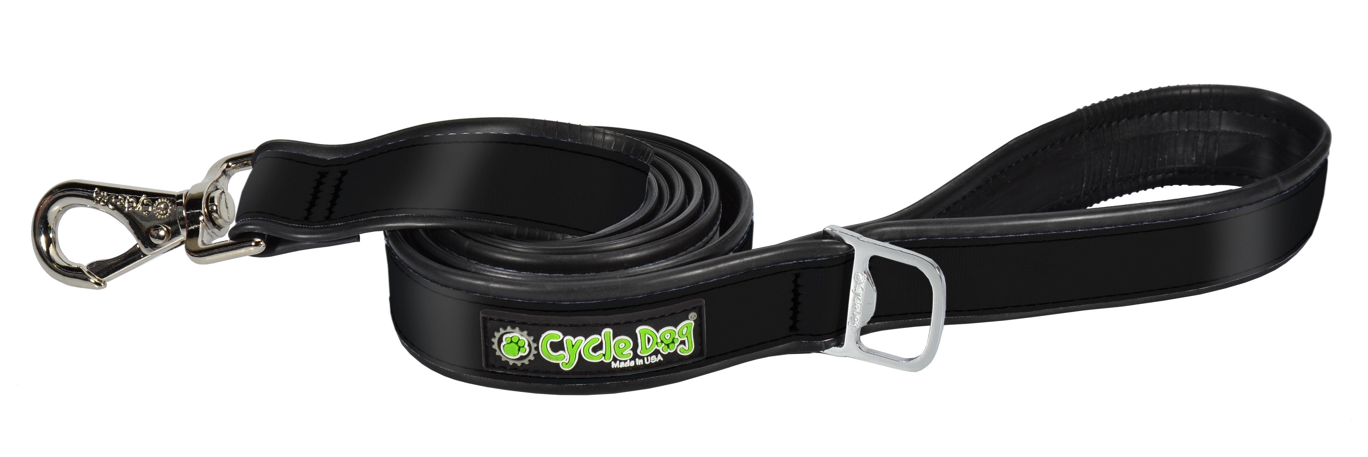 Cycle Dog RegWidth Dog Leash, Black MAX Reflective